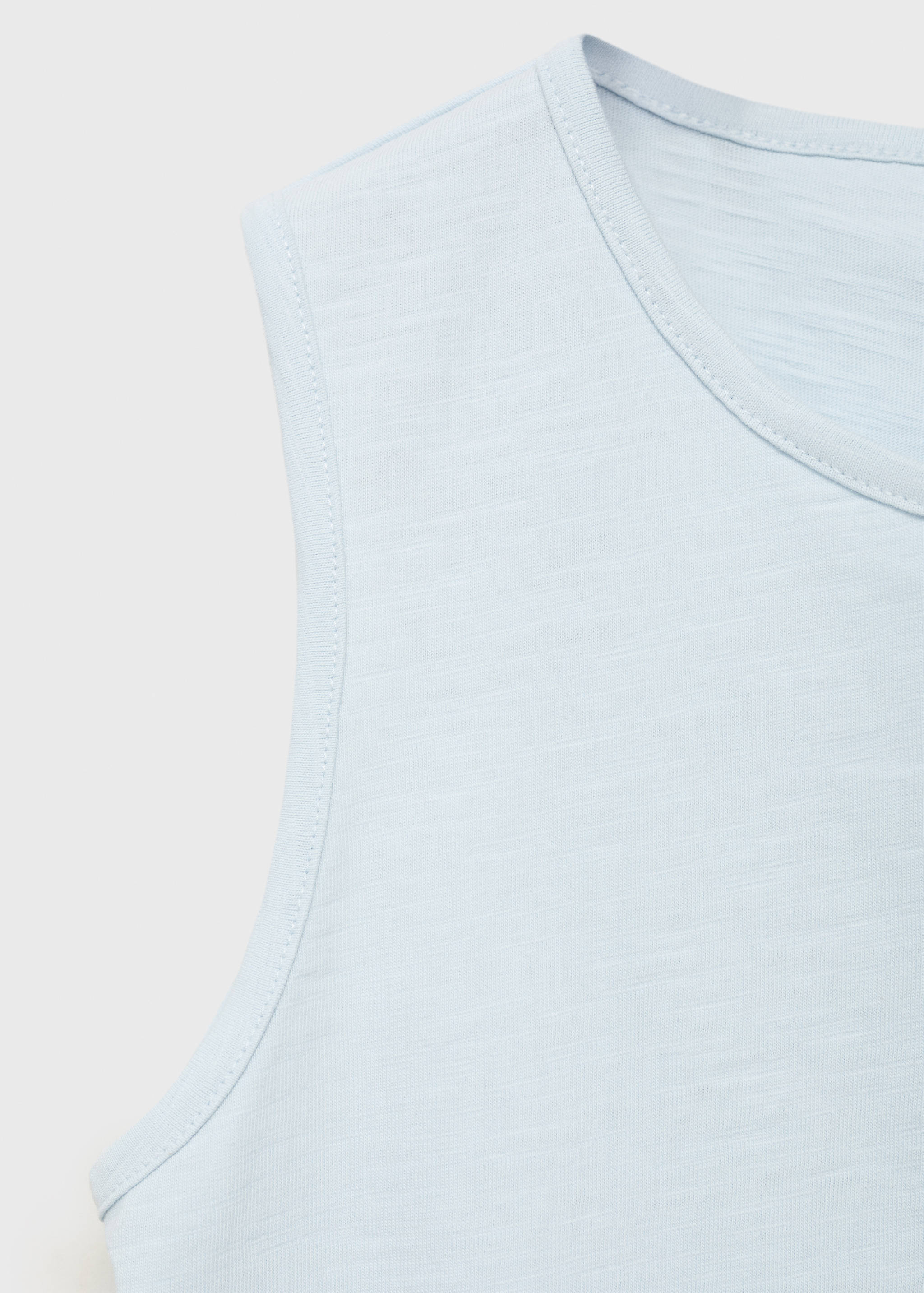 Crossed-back t-shirt with bow - Details of the article 8