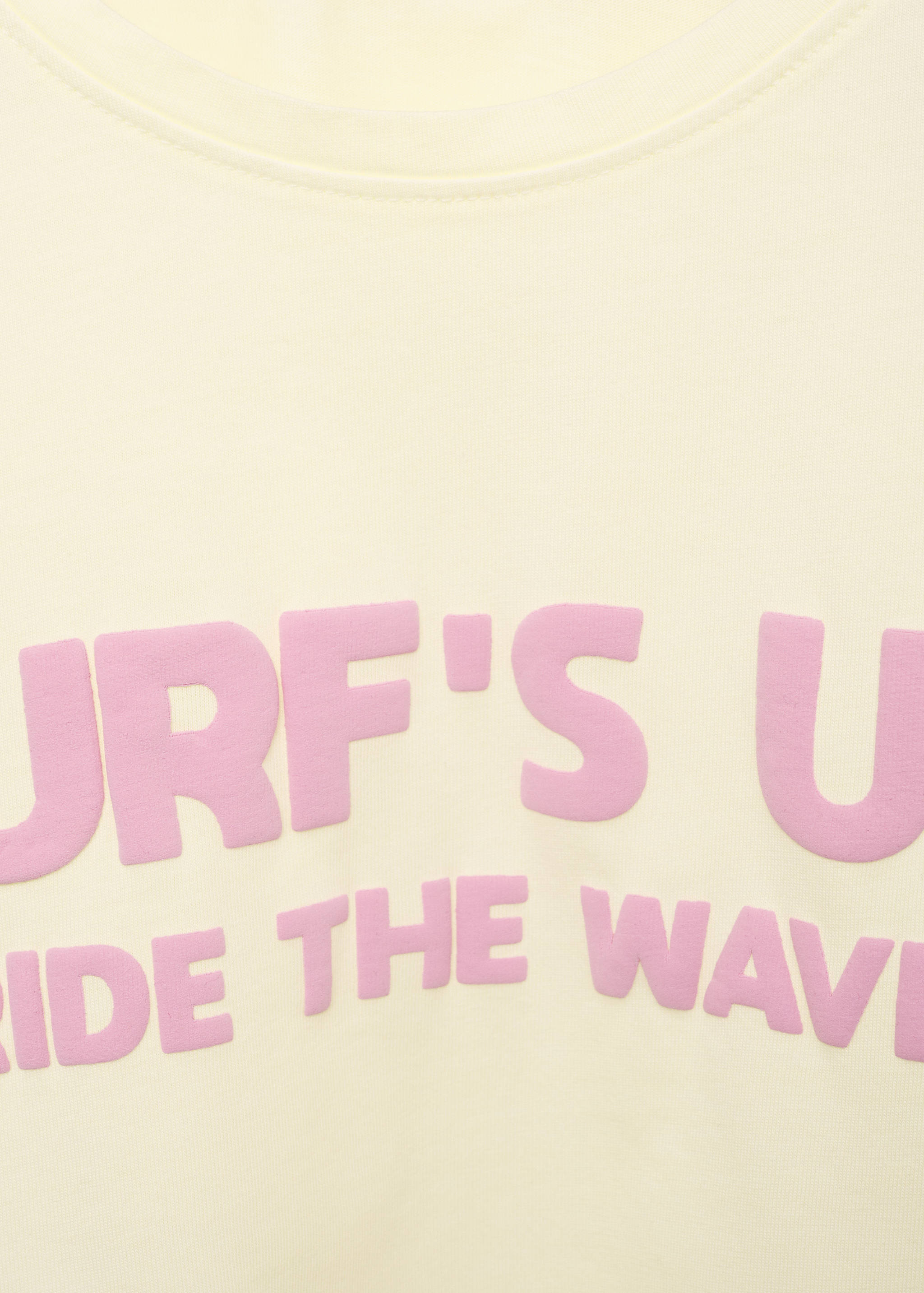 Embossed message t-shirt - Details of the article 8