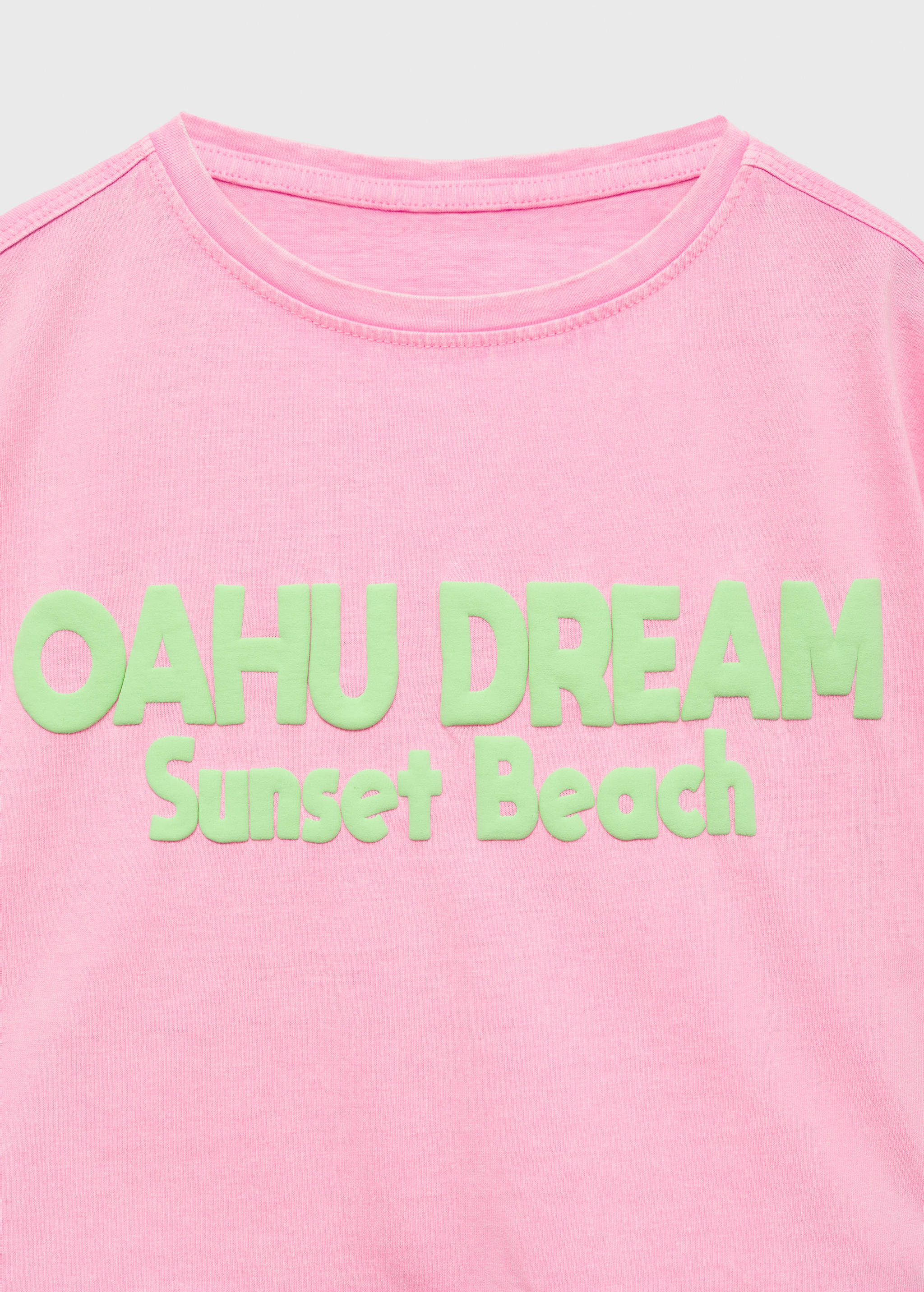 Embossed message t-shirt - Details of the article 8