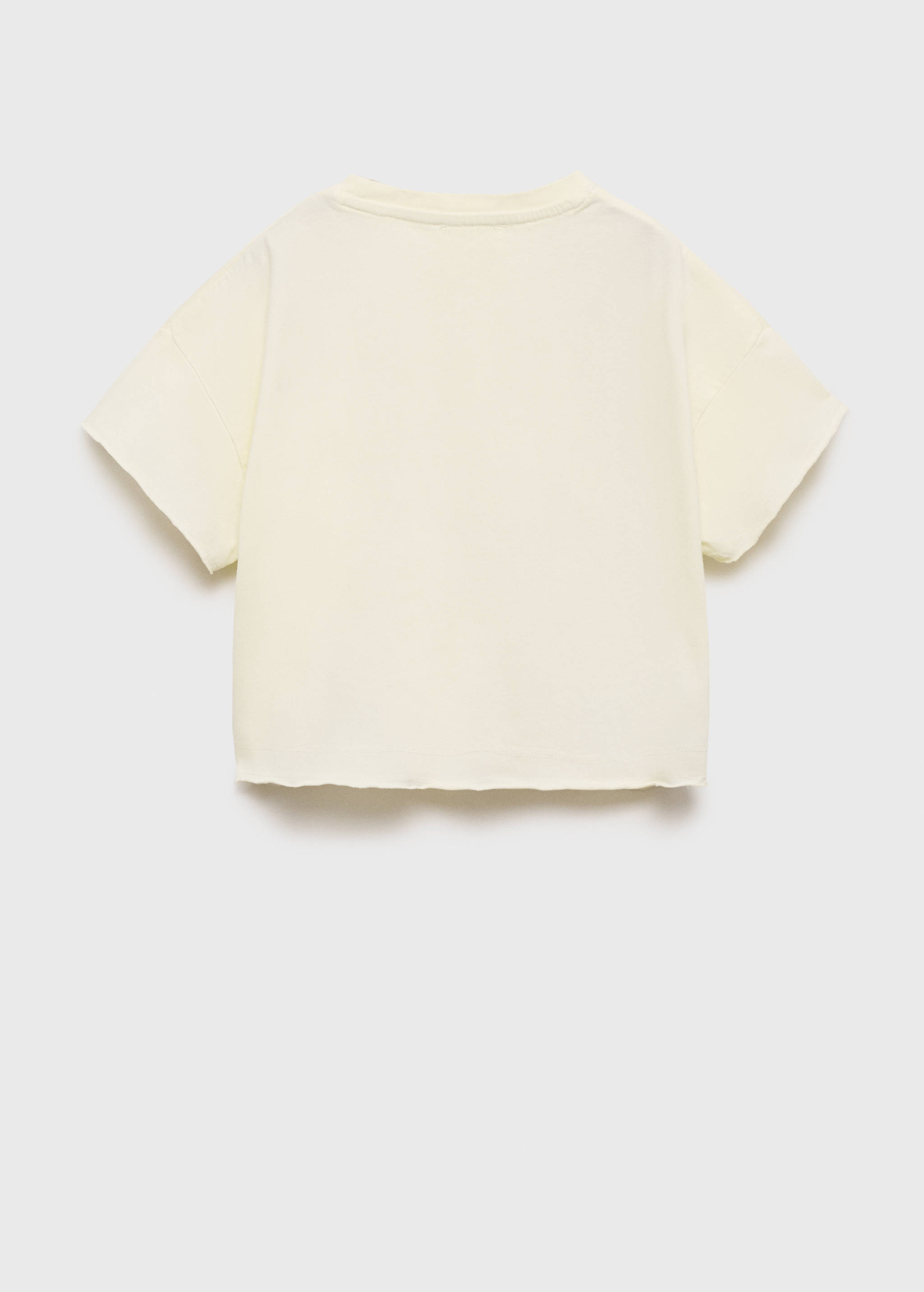 T-shirt crop poche - Verso de l’article