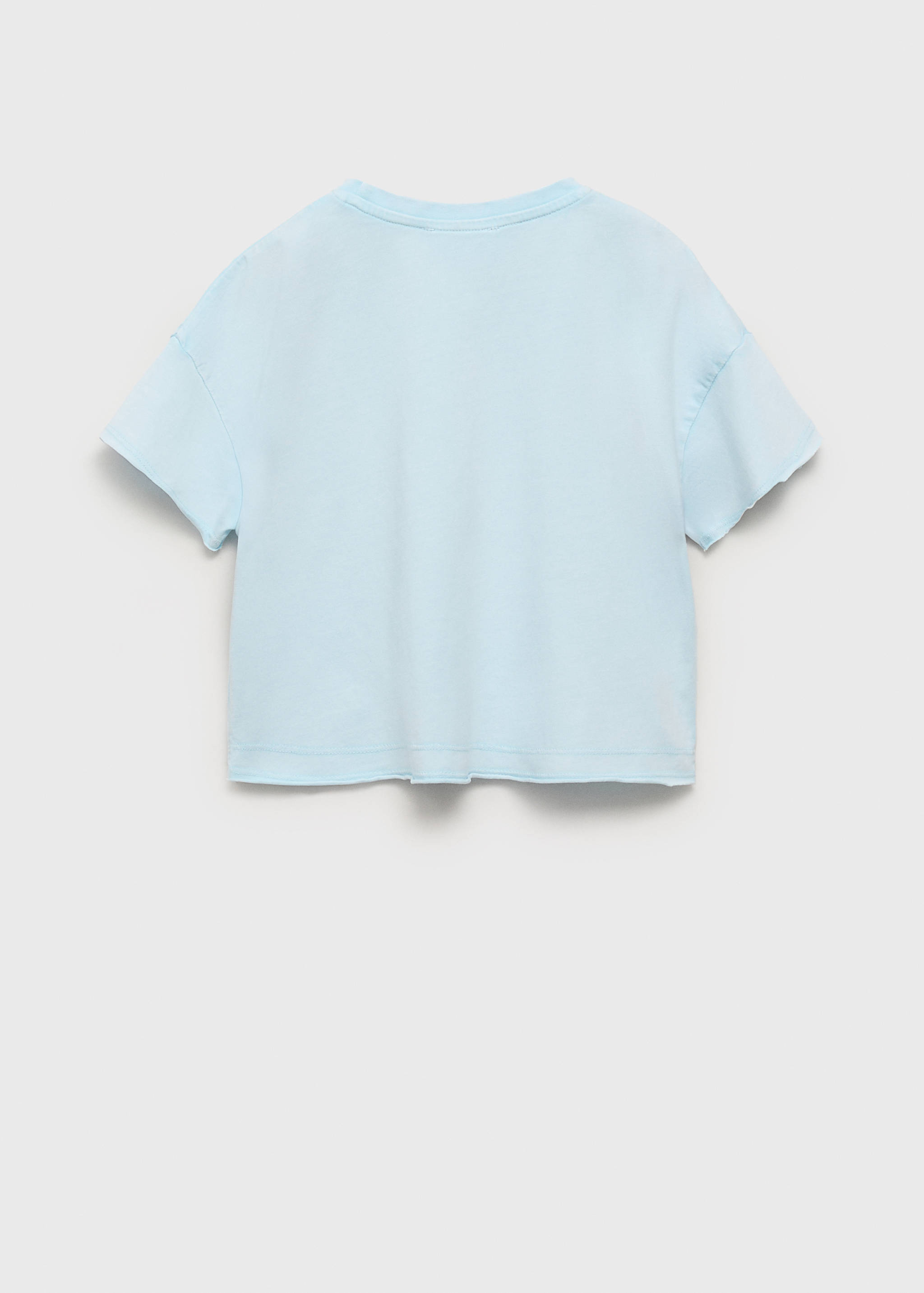 T-shirt crop poche - Verso de l’article