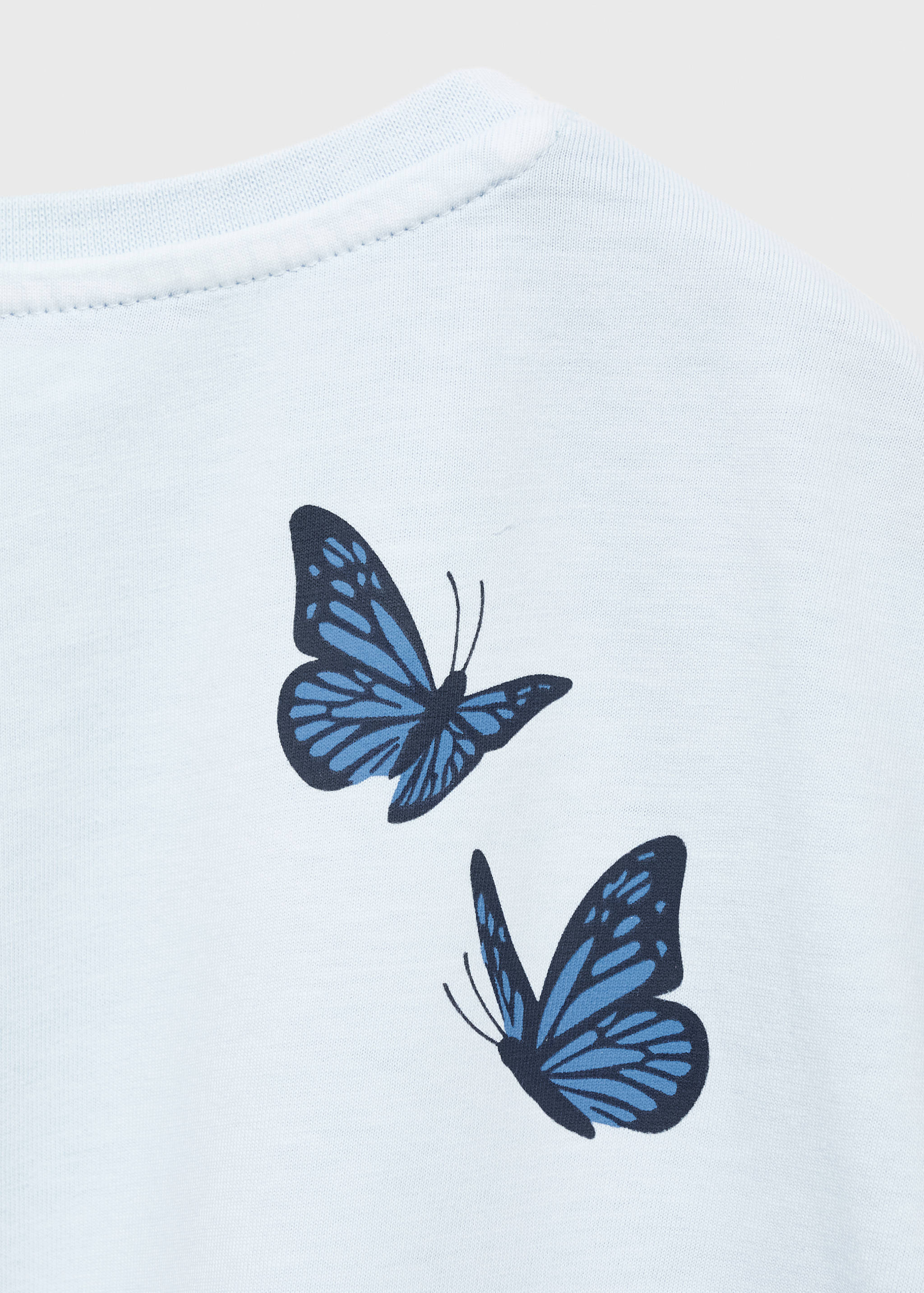 Printed cropped t-shirt - Details of the article 0