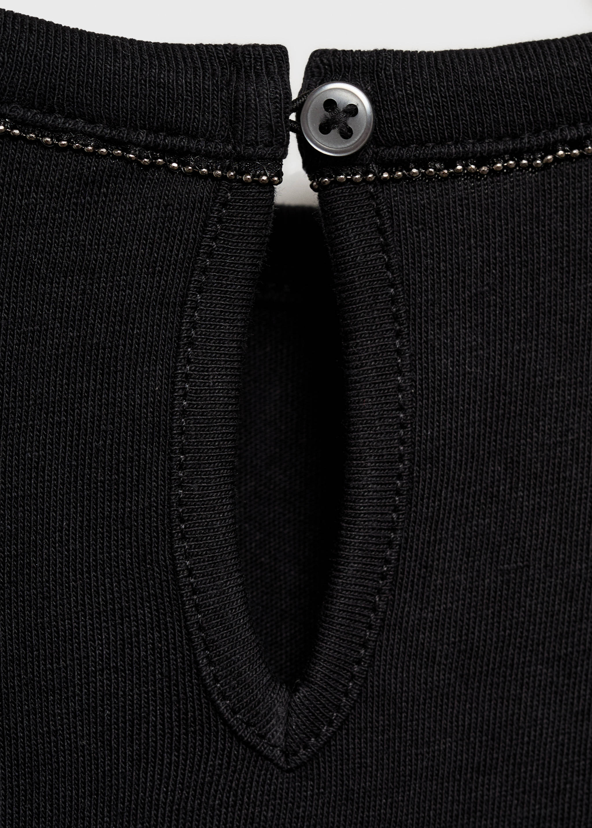 Bead detail T-shirt - Details of the article 8