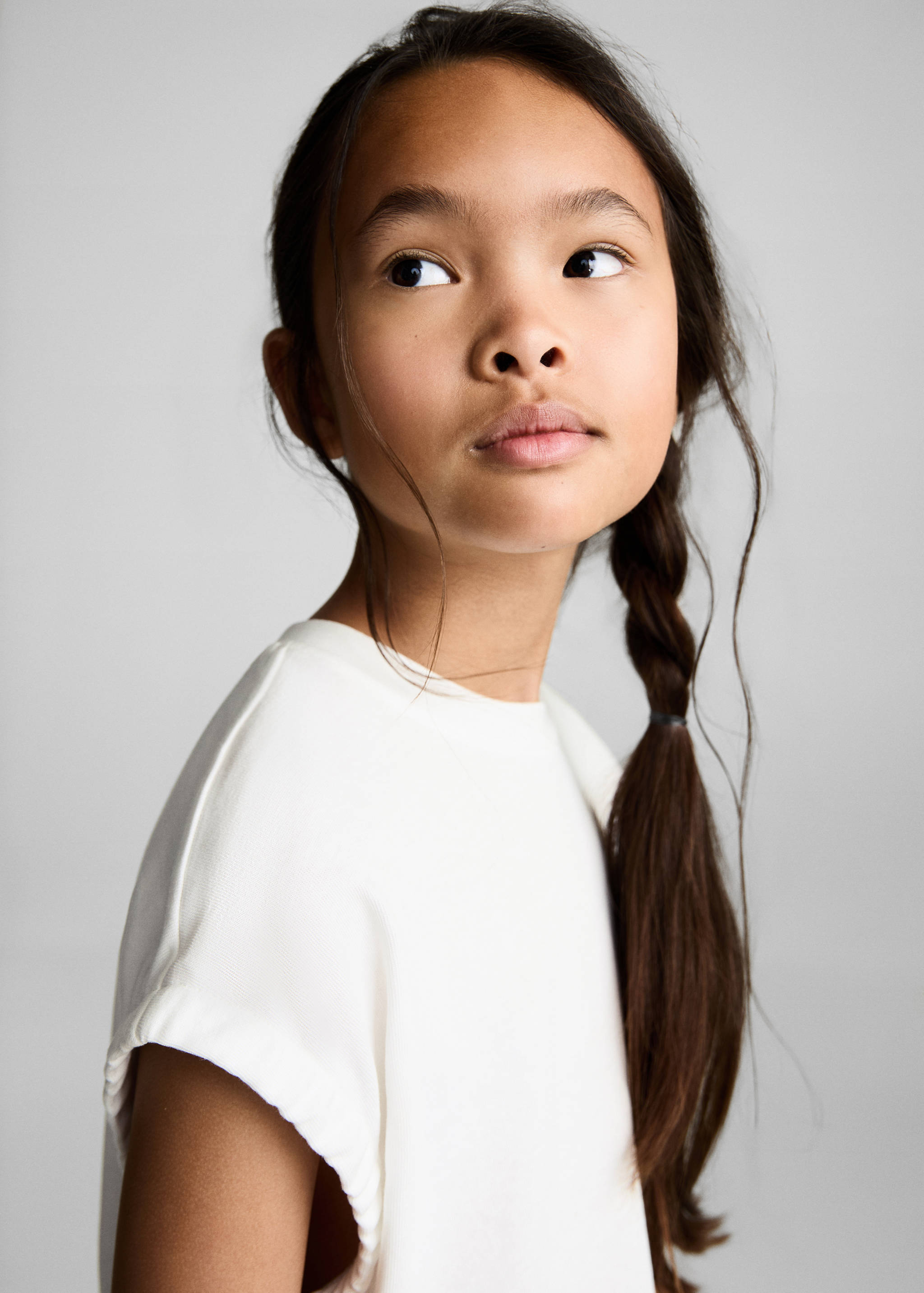 Gathered sleeve t-shirt - Details of the article 1