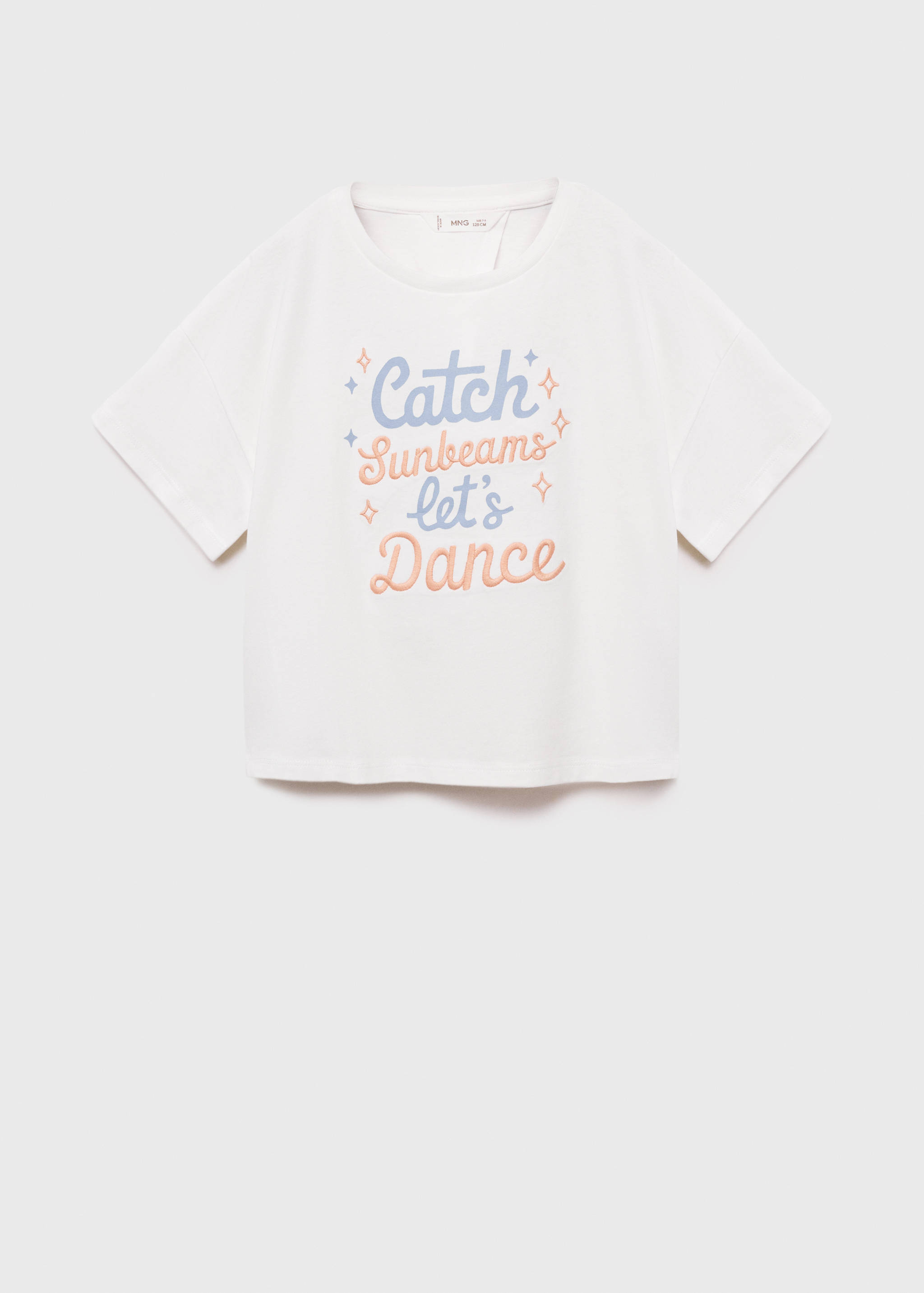 Printed cotton-blend T-shirt - Article without model