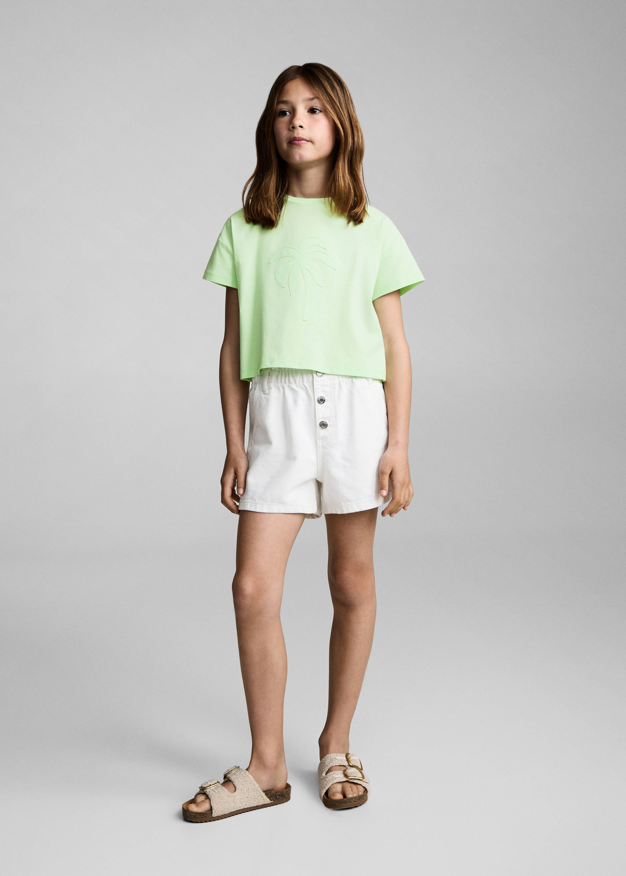 Palm tree crossed back t-shirt - General plane