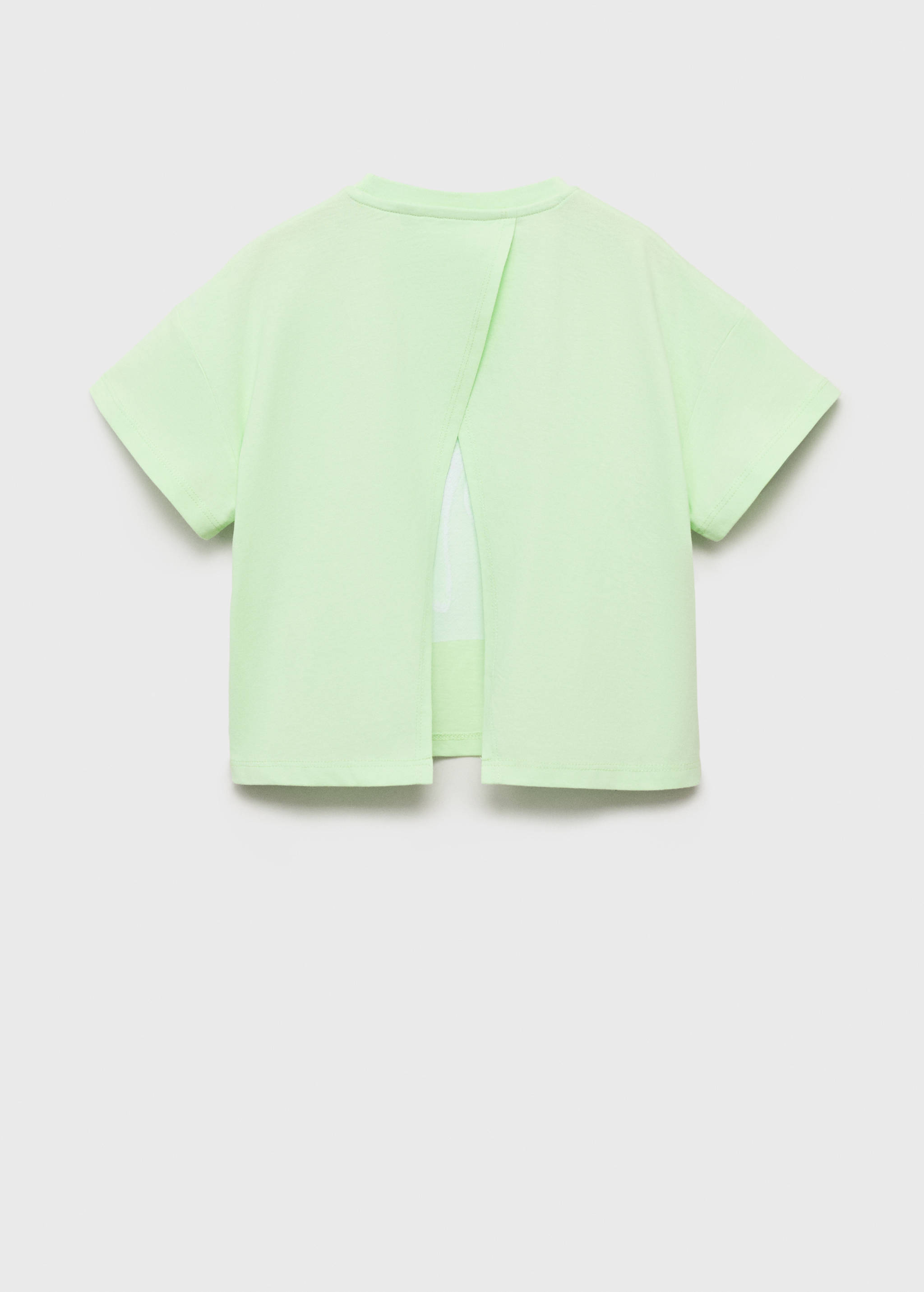 Palm tree crossed back t-shirt - Reverse of the article