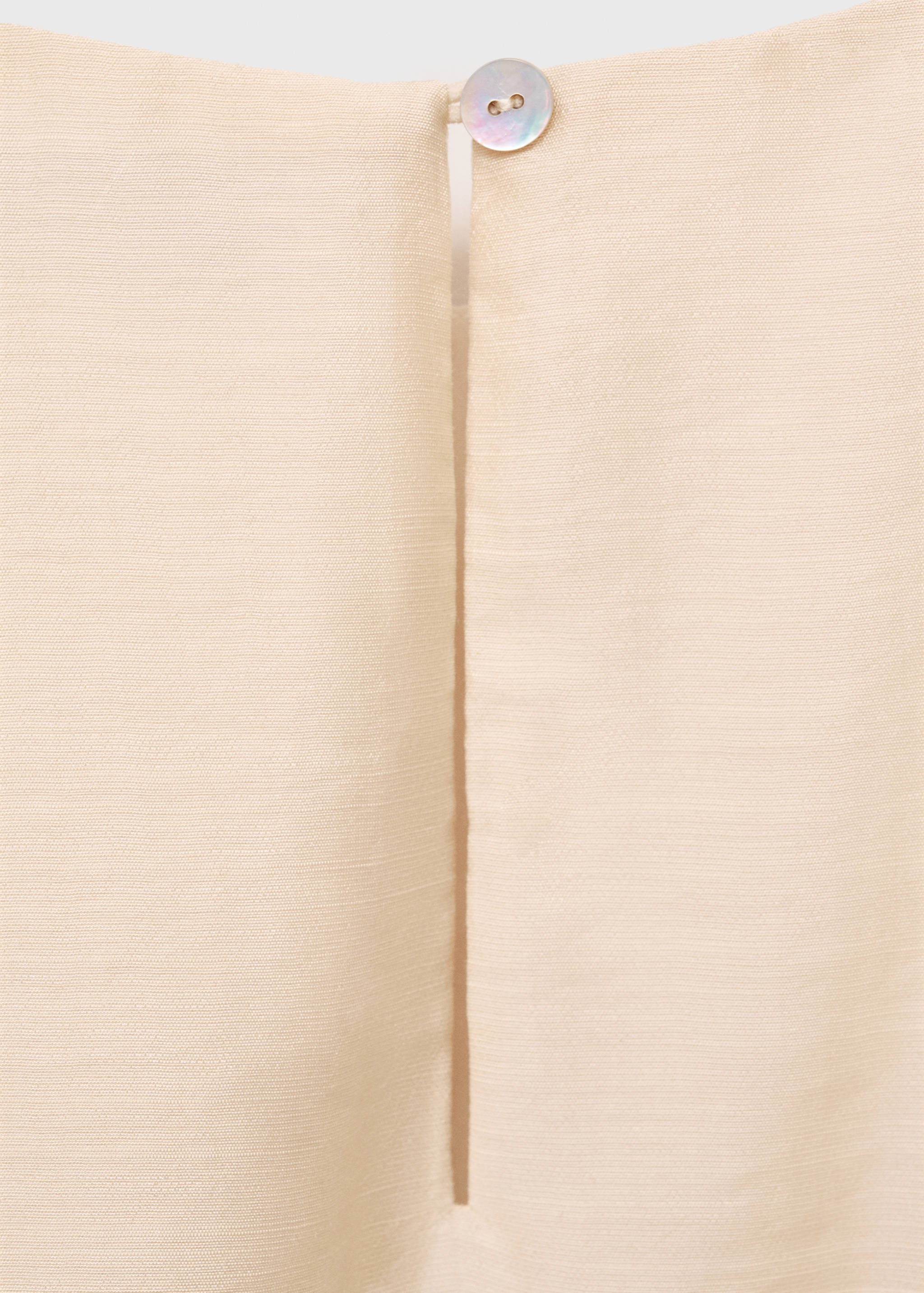 Lyocell-blend top with puffed hem - Details of the article 8