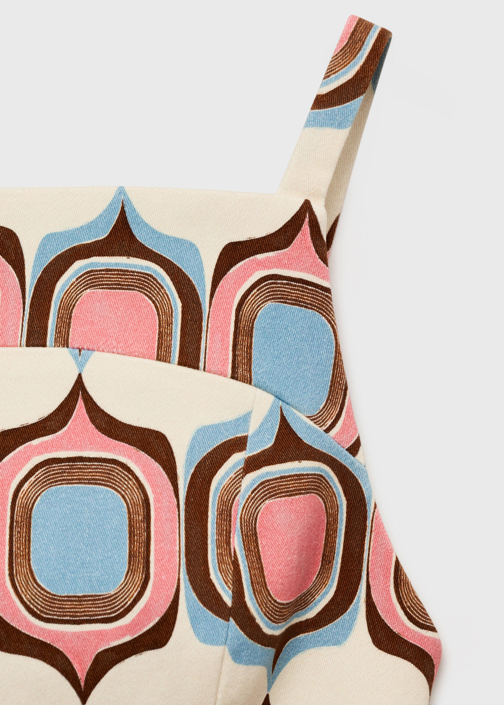 Top com gola de barco estampado - Pormenor do artigo 8