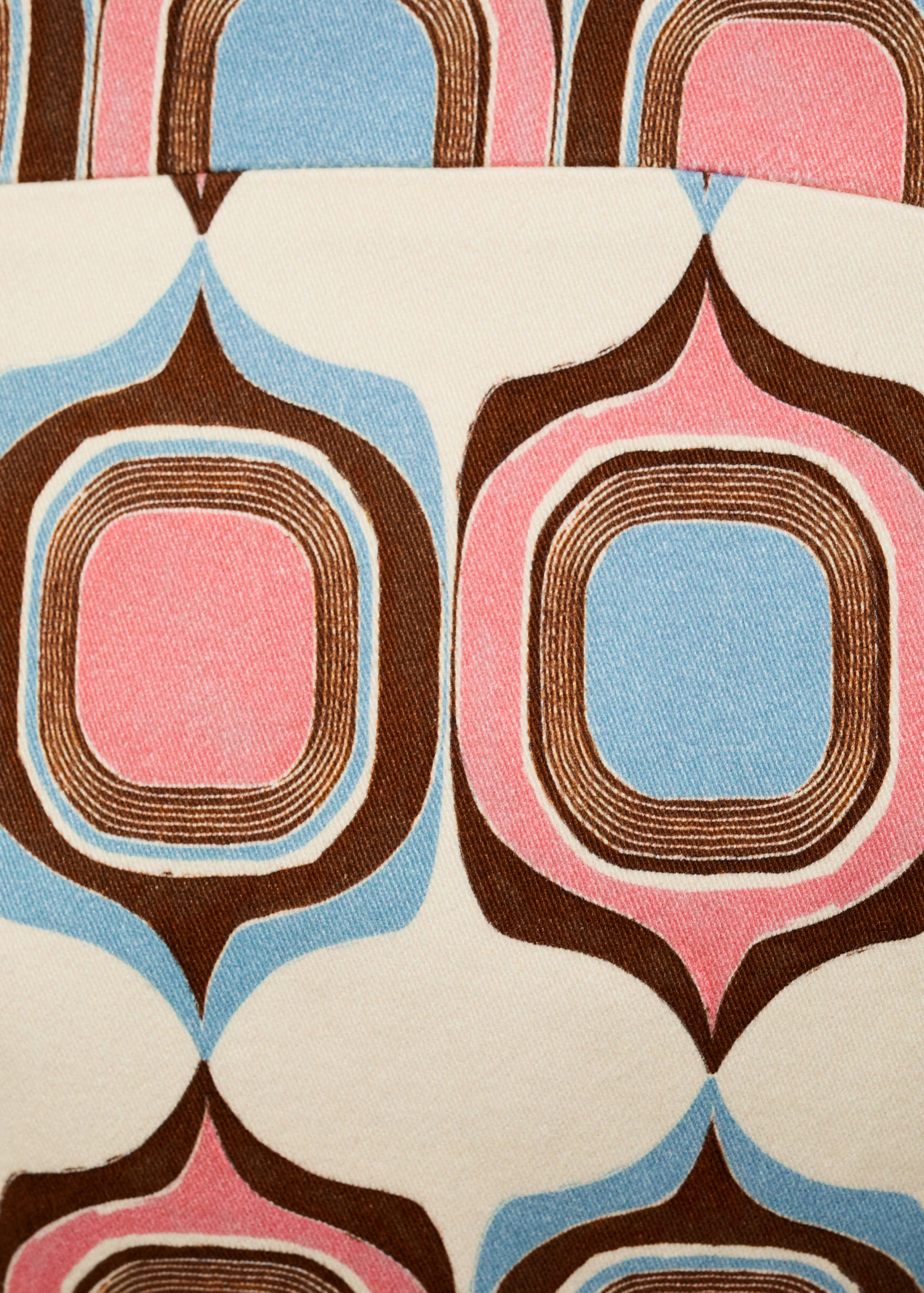 Top com gola de barco estampado - Pormenor do artigo 0