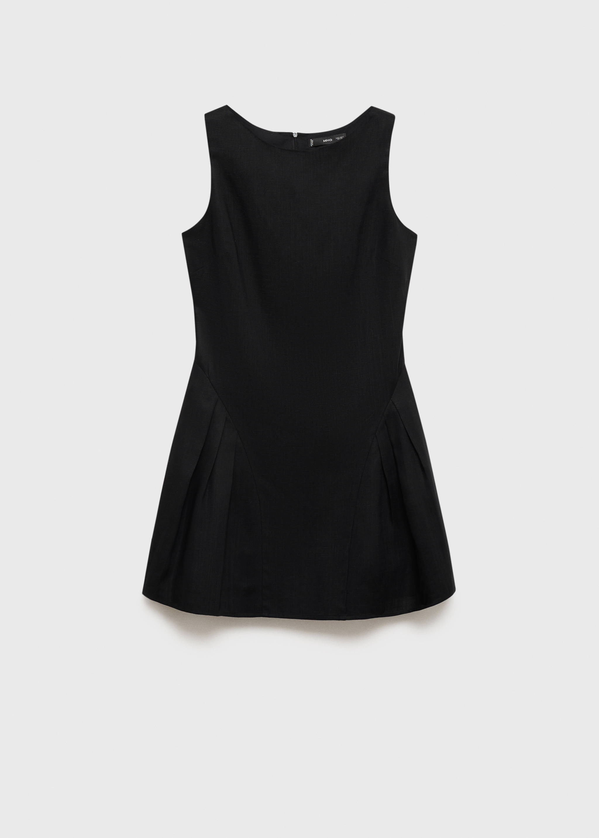 Robe en lin mélangé à plis - Article sans modèle