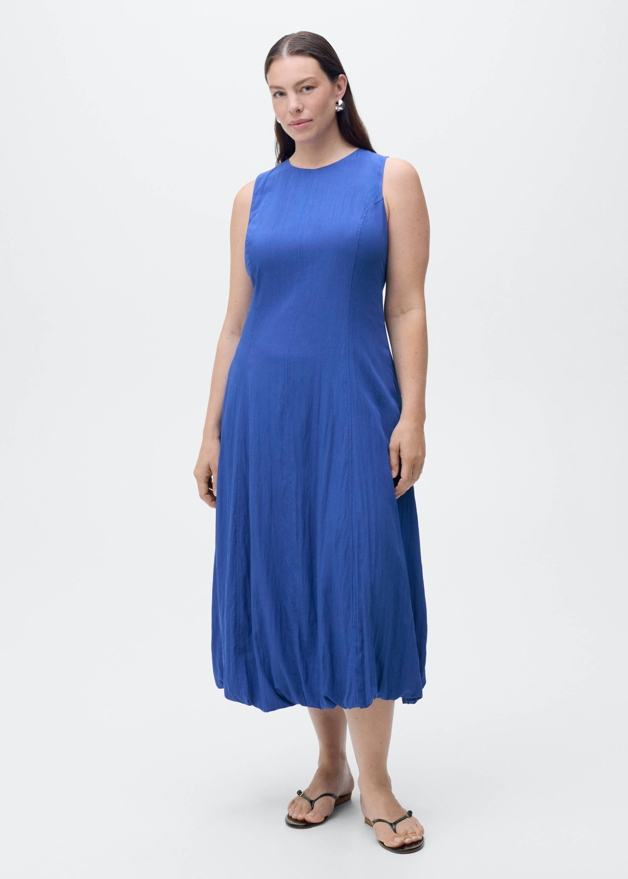 Robe midi manches bouffantes - Détail de l'article 3