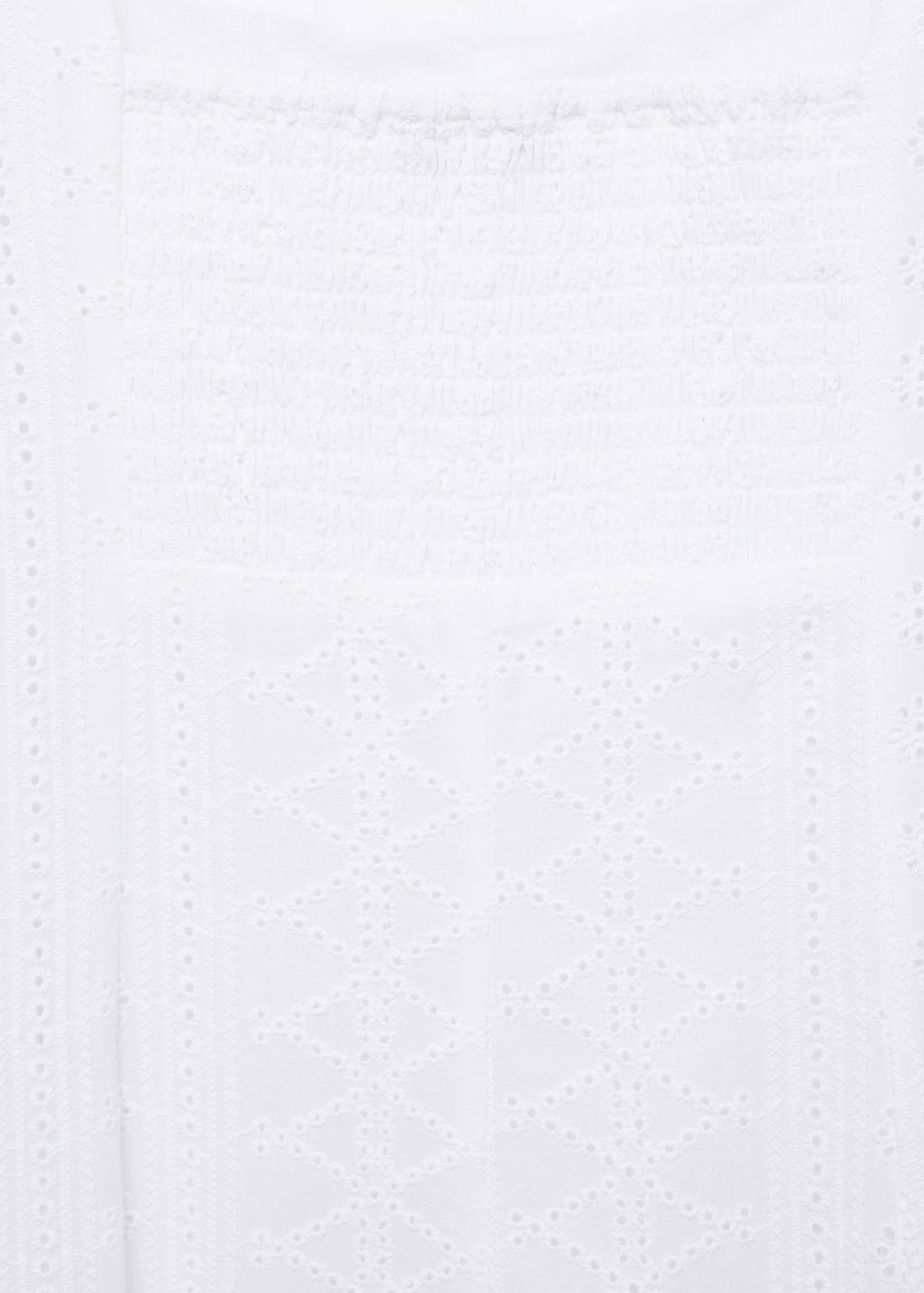 Embroidered dress with puffed hem - Details of the article 0