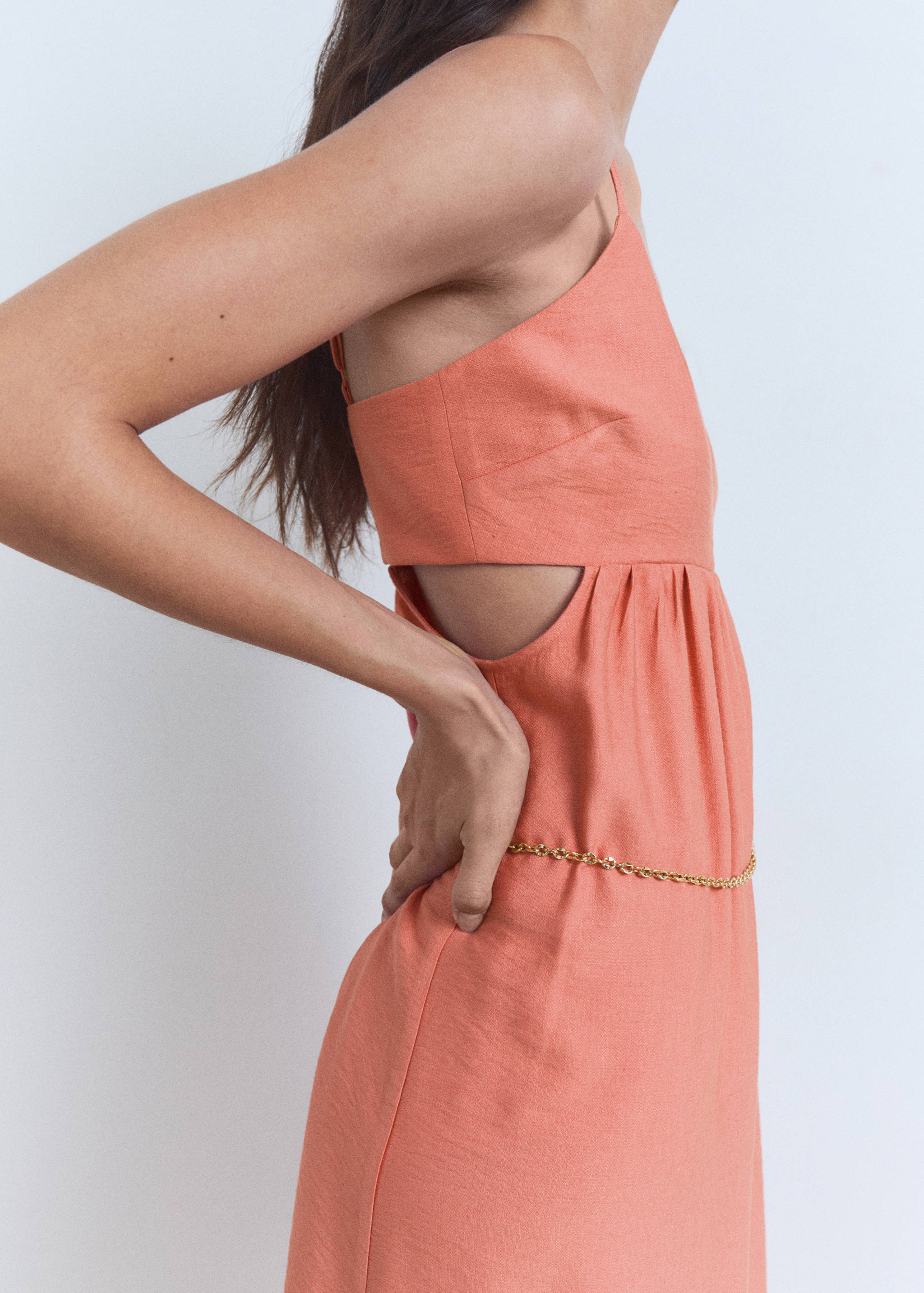 Midi-dress with cut-out - Details of the article 6