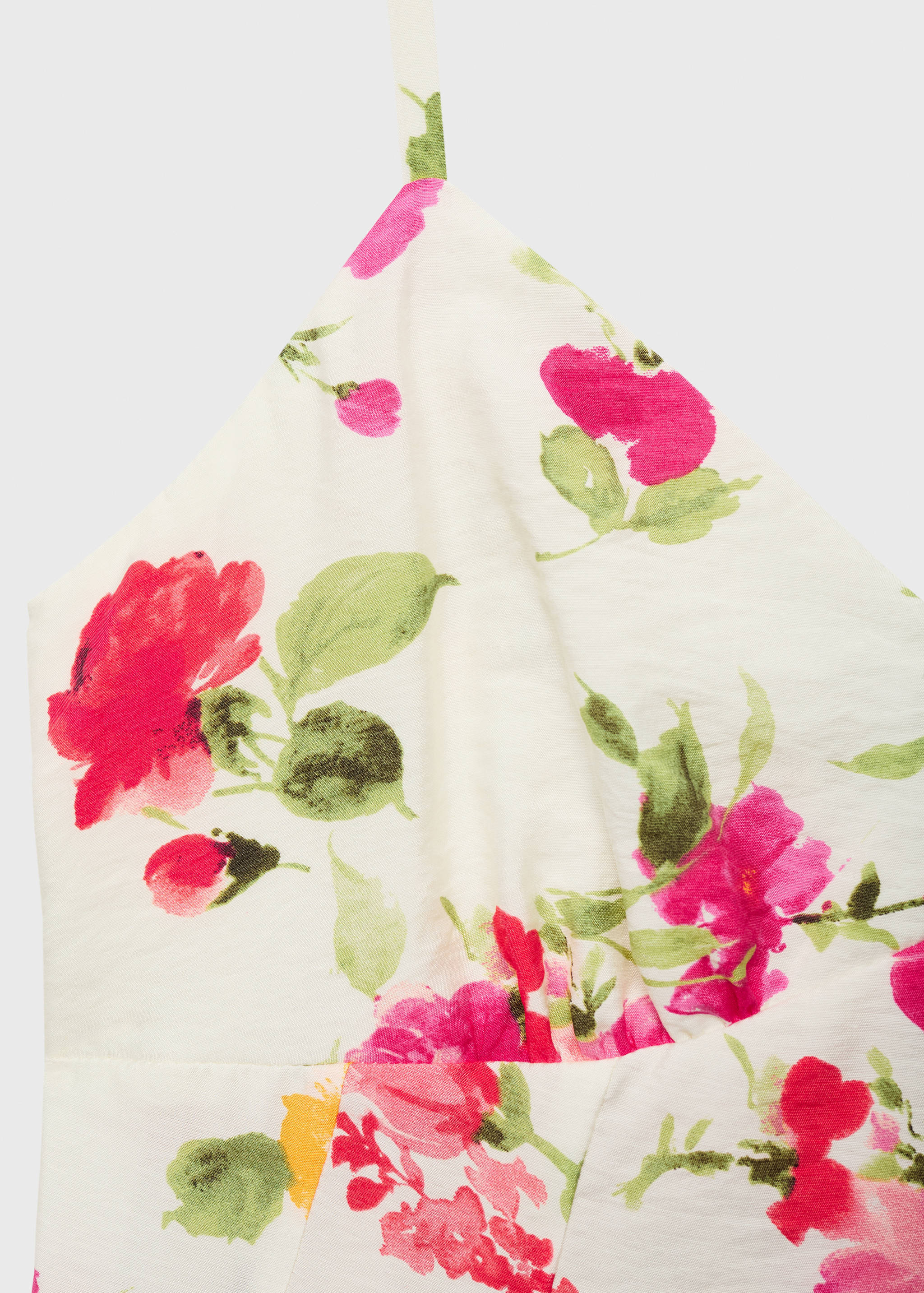 Φόρεμα εβαζέ με φλοράλ σχέδιο - Λεπτομέρεια του προϊόντος 8