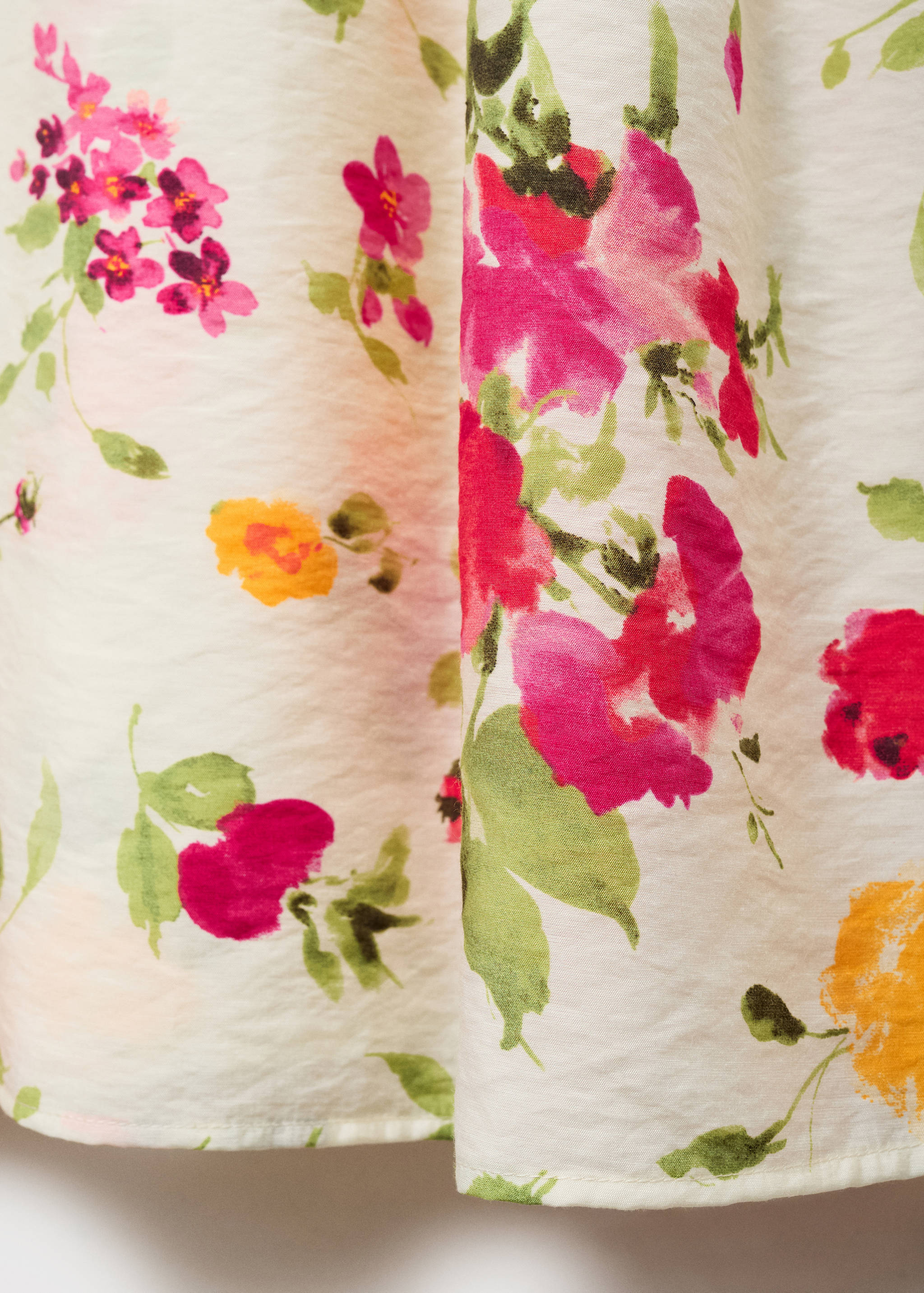 Φόρεμα εβαζέ με φλοράλ σχέδιο - Λεπτομέρεια του προϊόντος 0