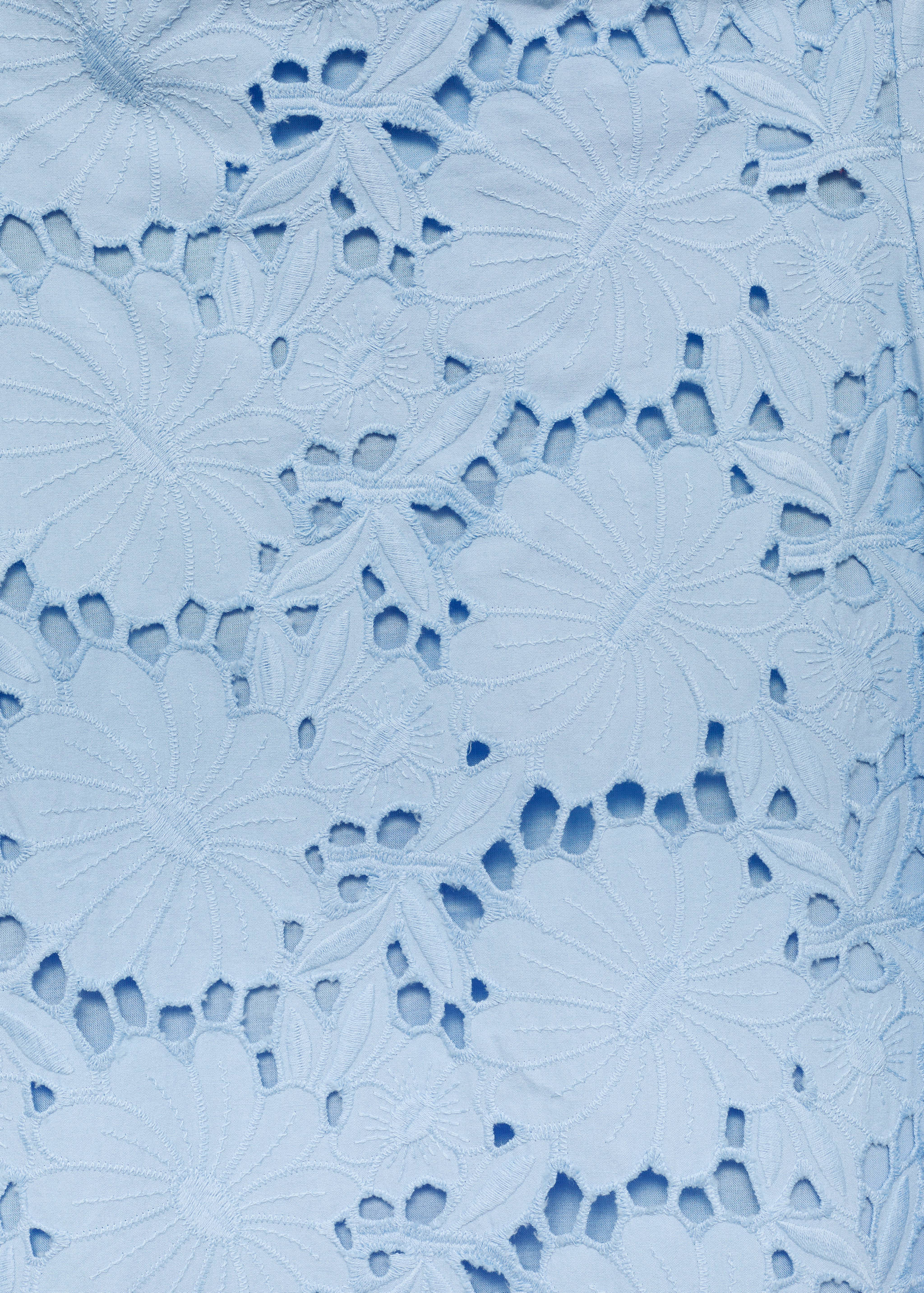 English embroidered strapless dress - Details of the article 8