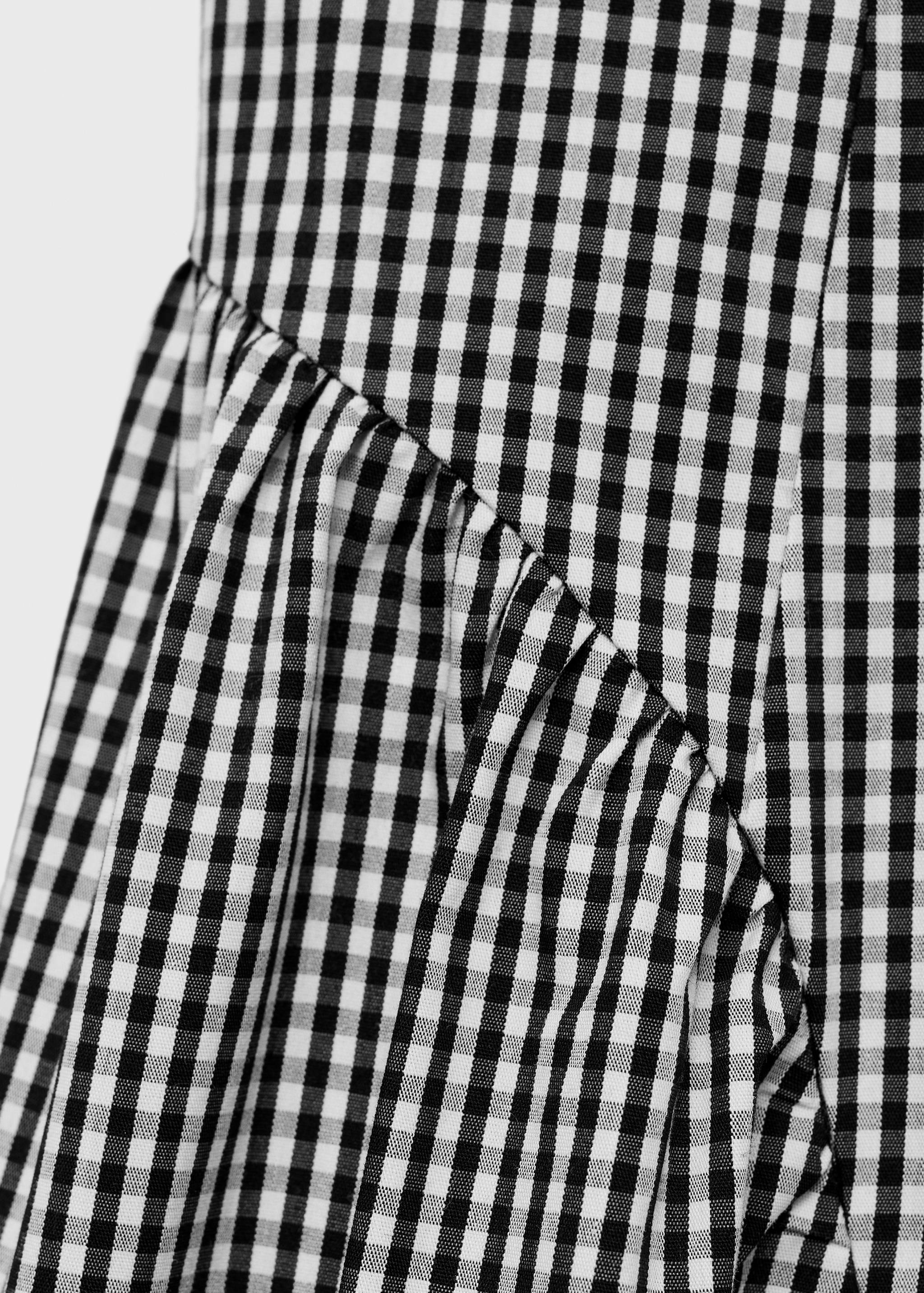 Robe midi imprimé à carreaux vichy - Détail de l'article 0