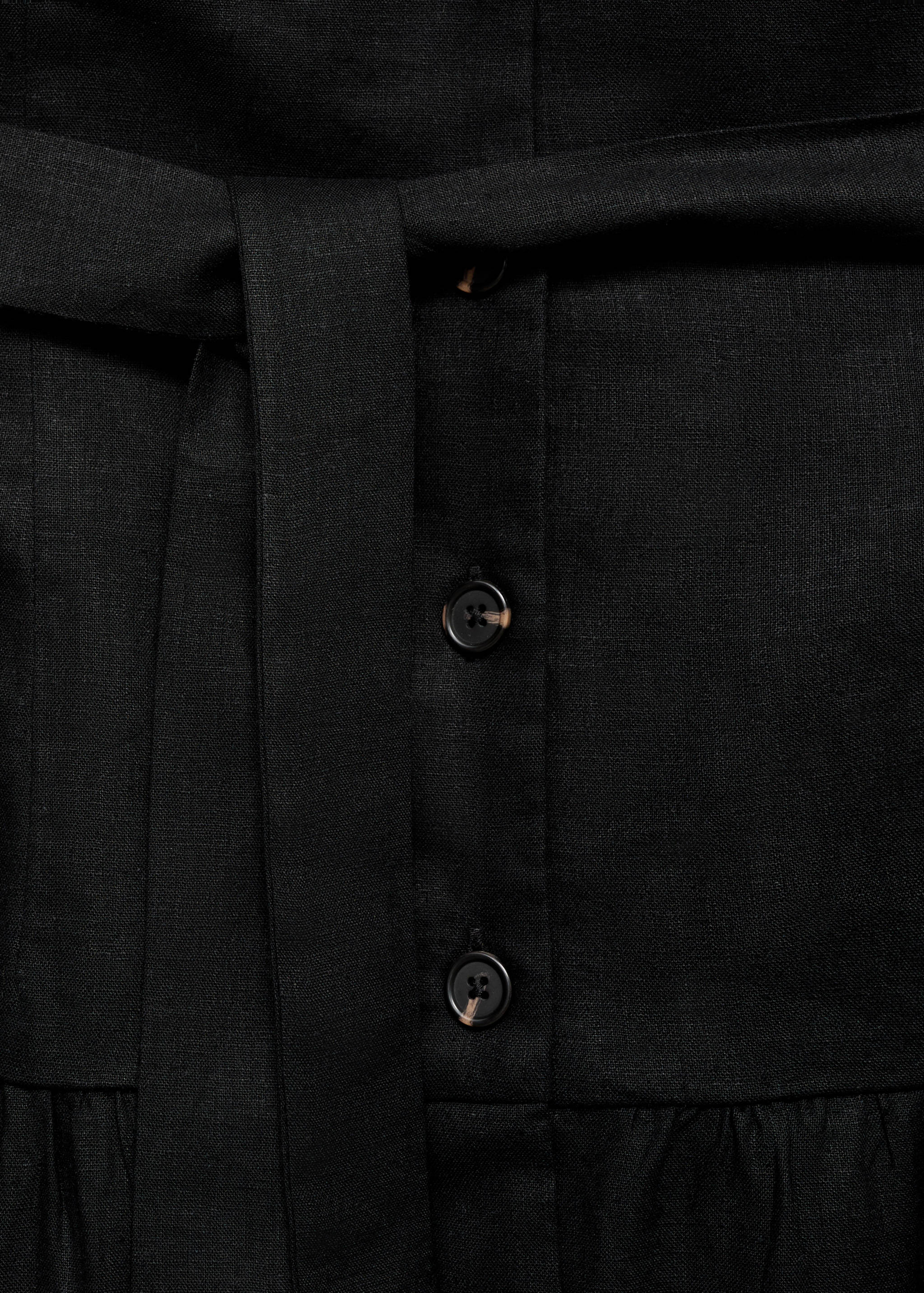 Lniana sukienka midi z paskiem - Szczegóły artykułu 8