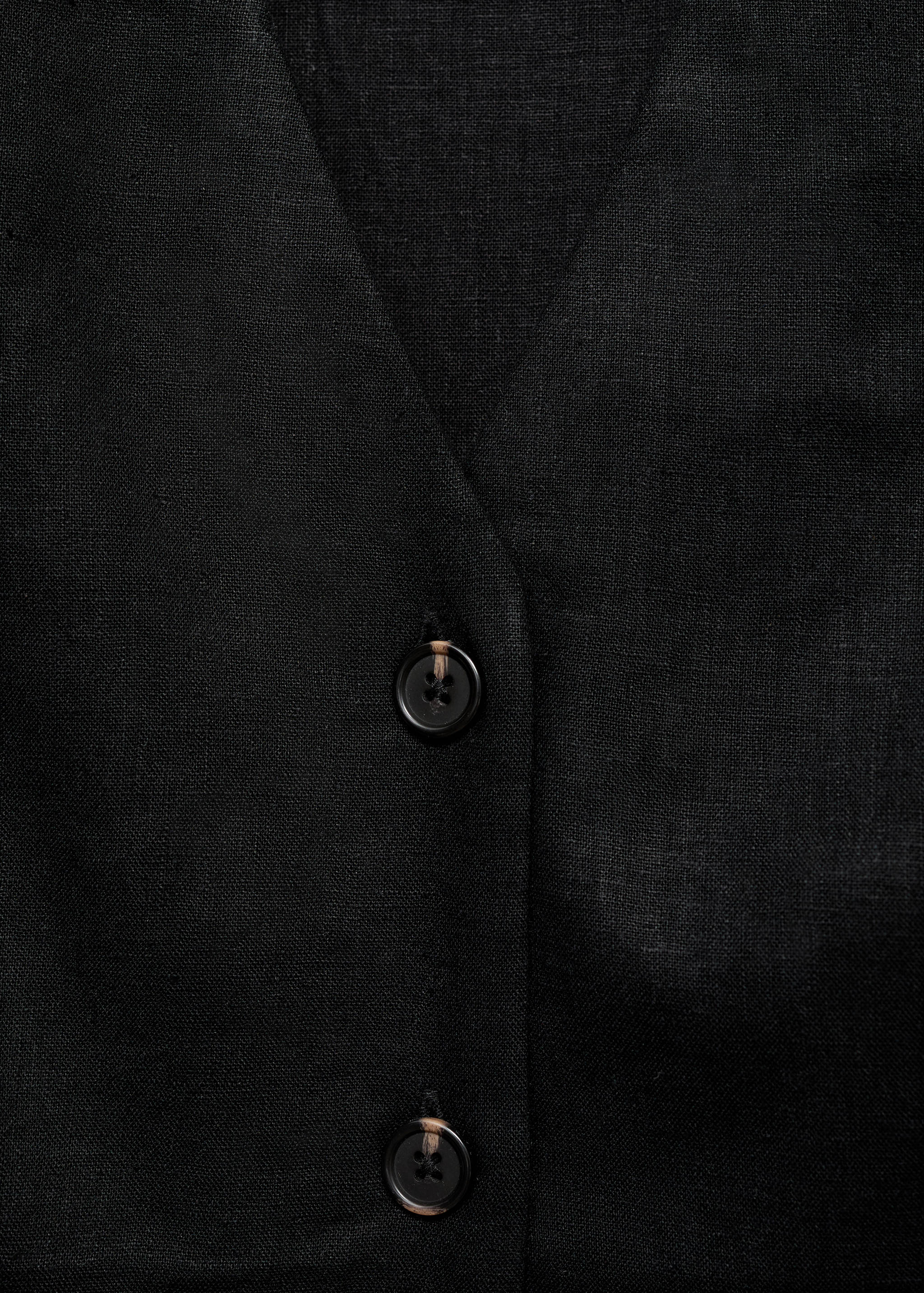 Lniana sukienka midi z paskiem - Szczegóły artykułu 0