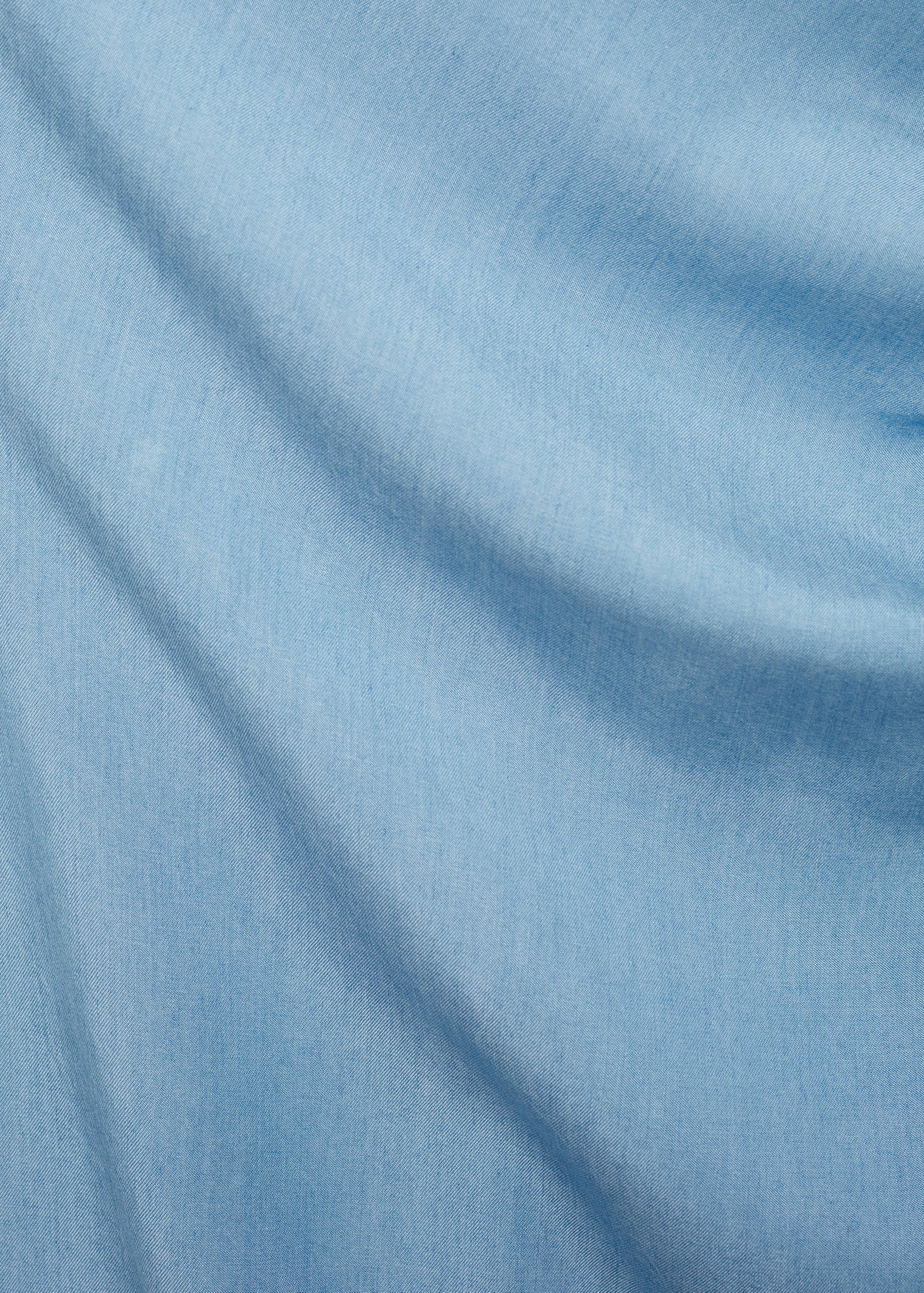 Draped asymmetrical lyocell dress - Details of the article 8