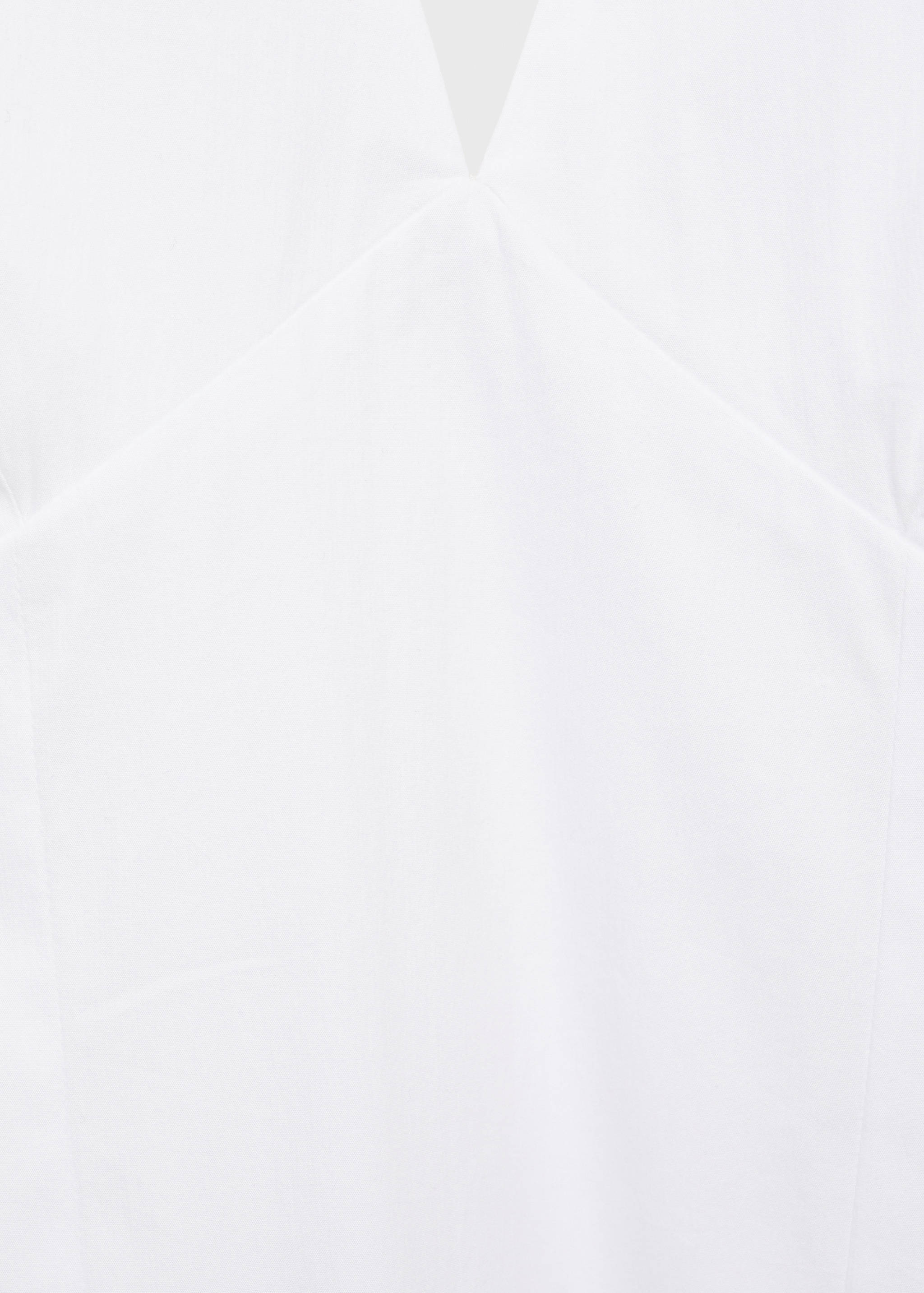 Midiklänning i bomull med halterneck - Detaljer om artikeln 8