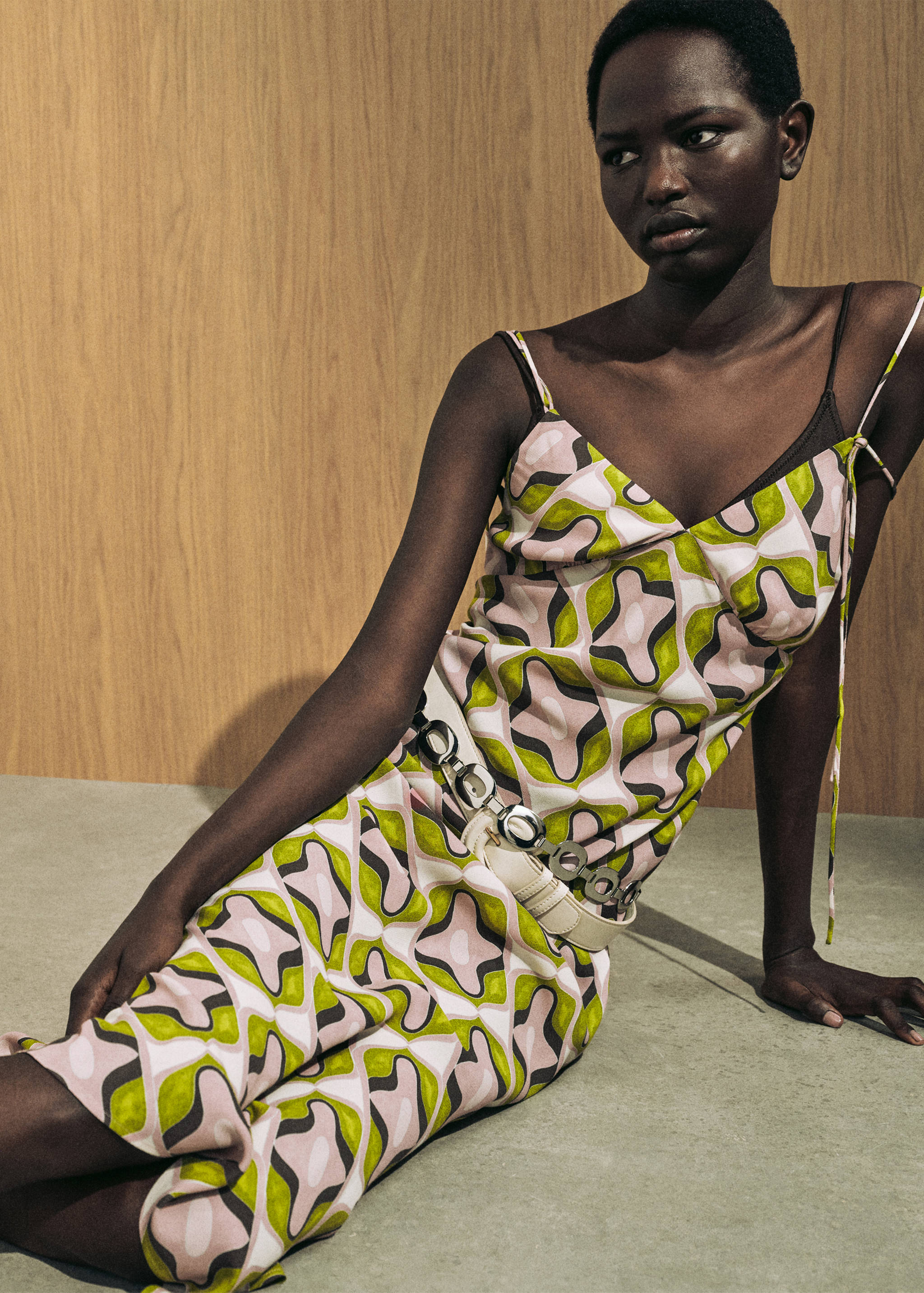 Abstract-print midi-dress - Details of the article 6