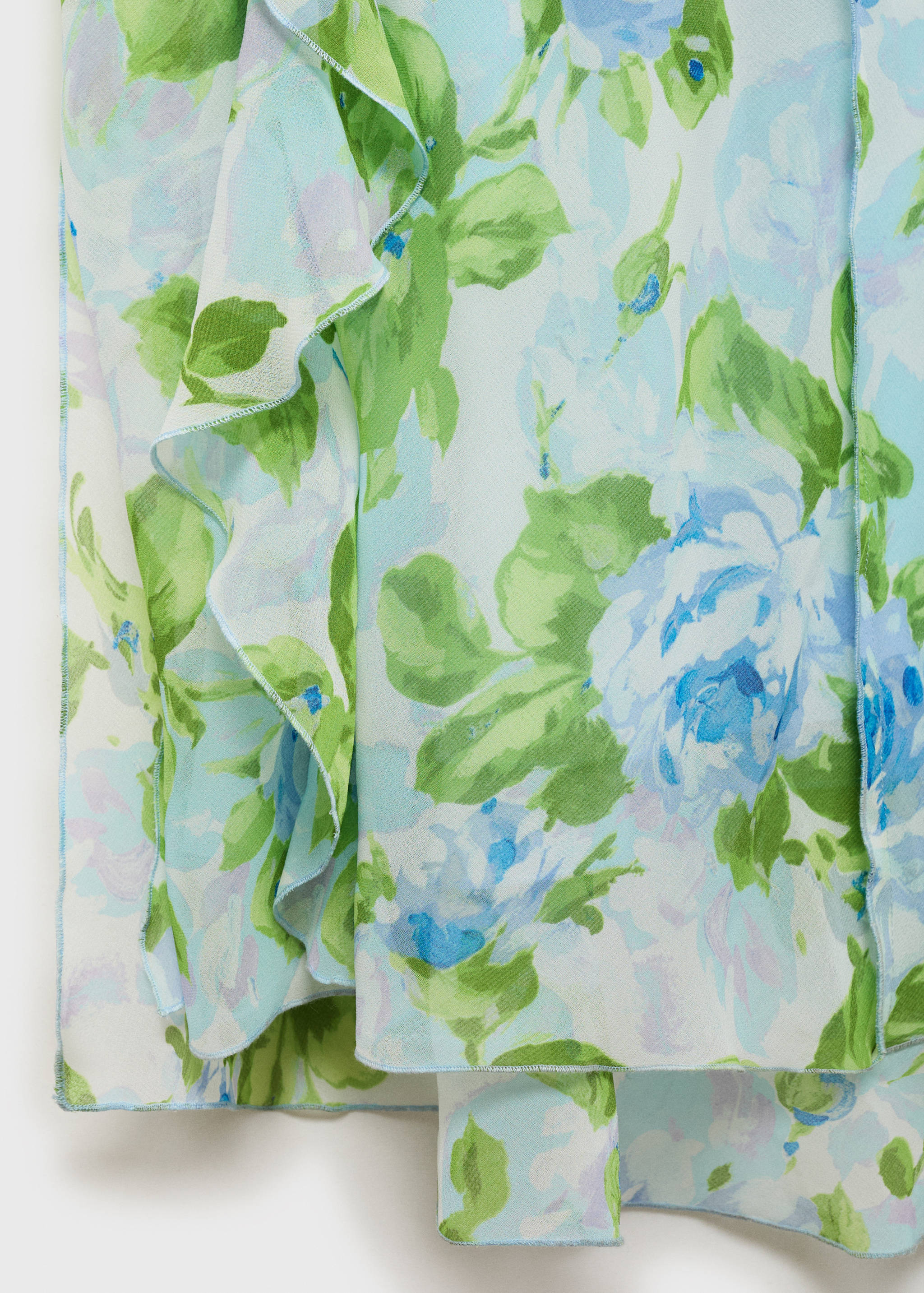 Robe à fleurs volantée - Détail de l'article 0