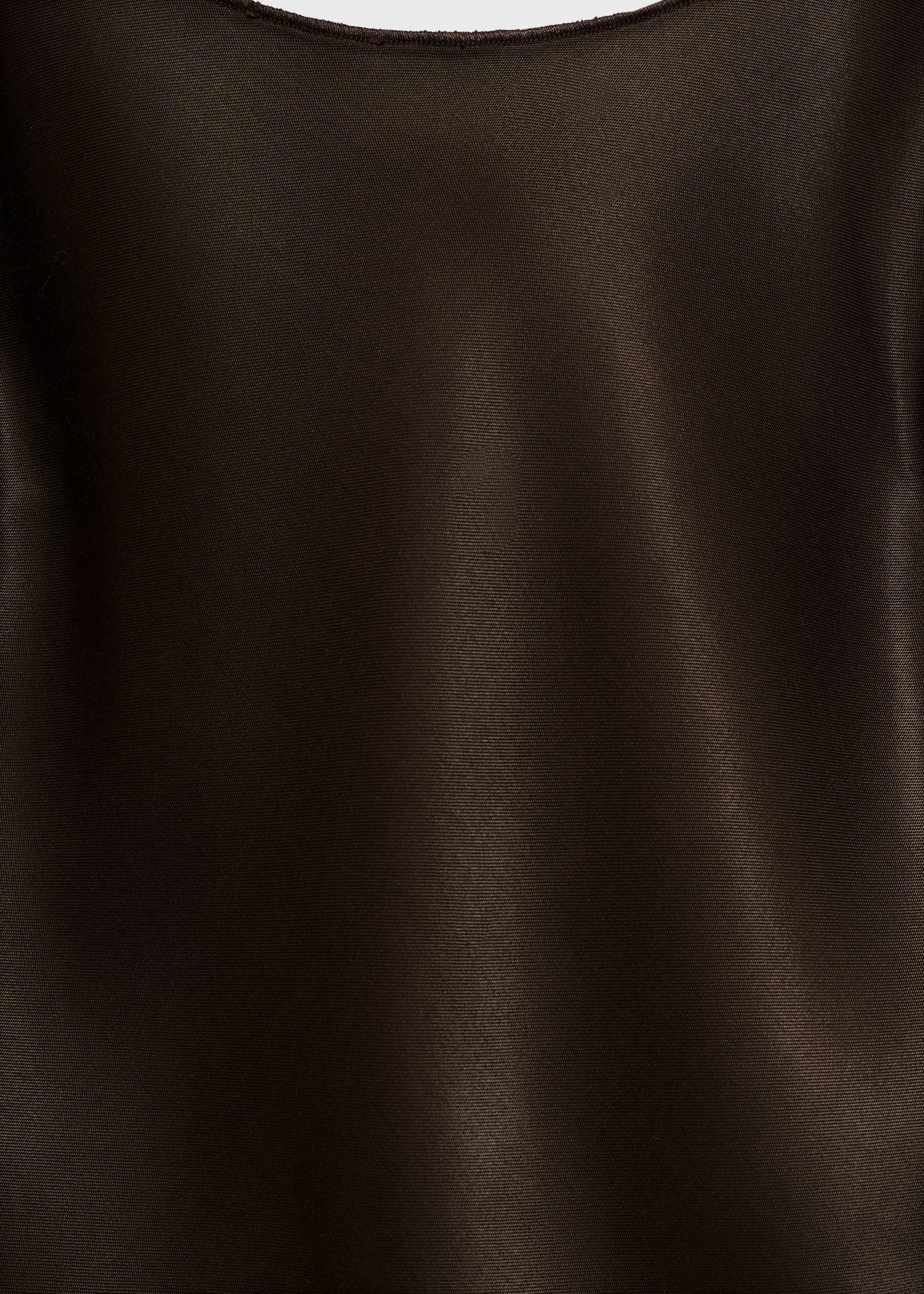 Vestido acetinado assimétrico com franjas - Pormenor do artigo 8