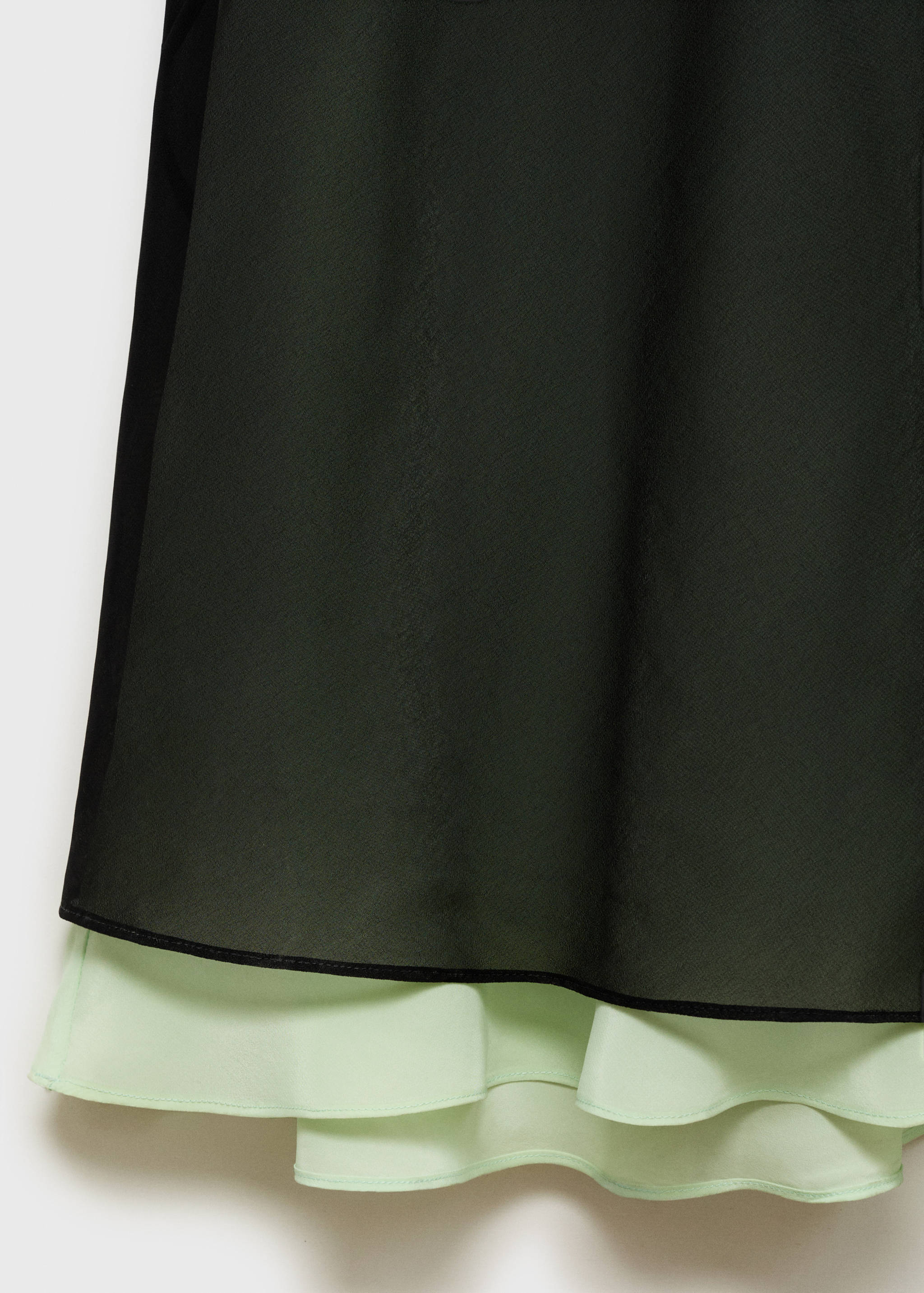 Semi-transparent combination dress - Details of the article 0