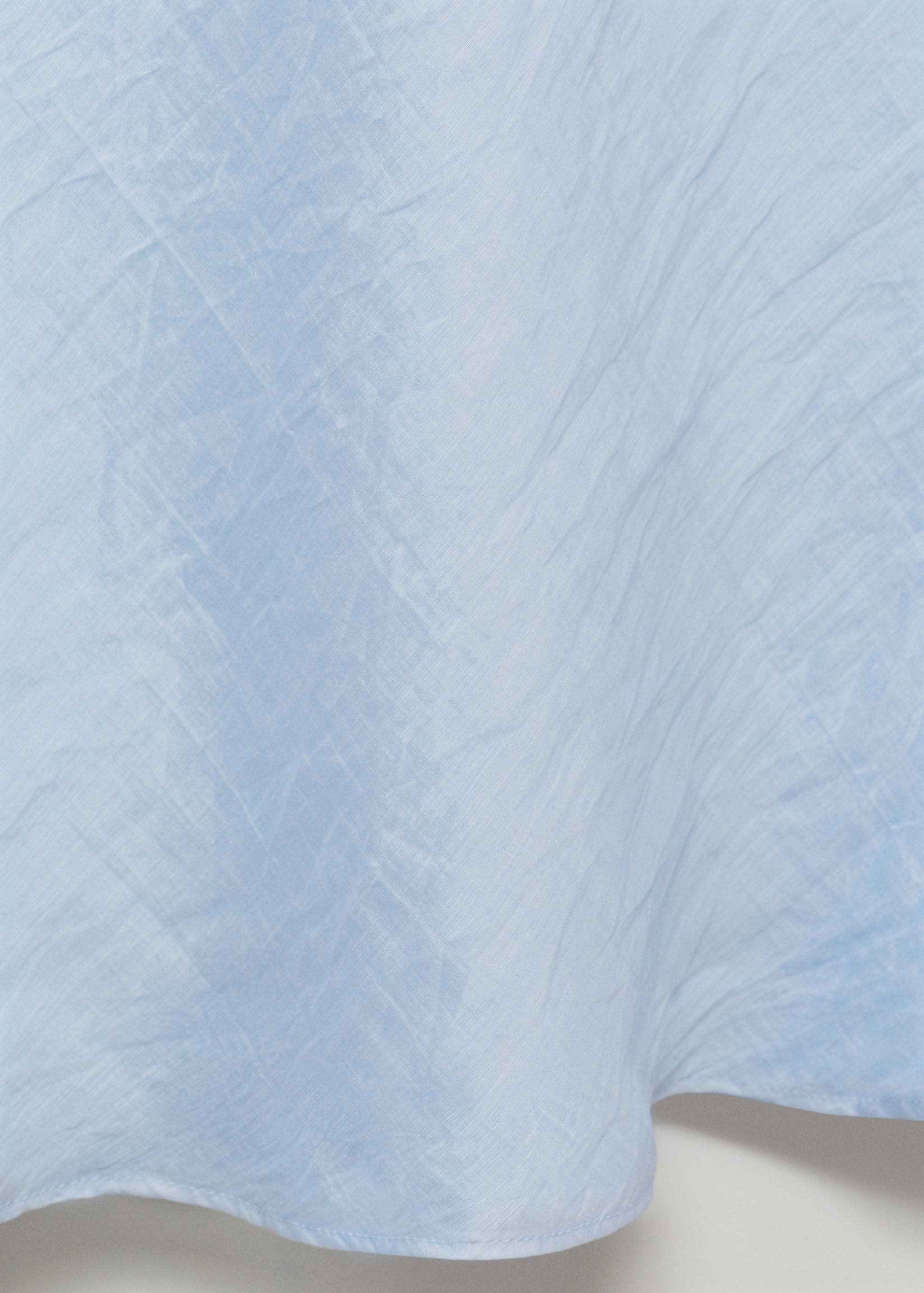 Vestido midi com decote drapeado - Pormenor do artigo 0