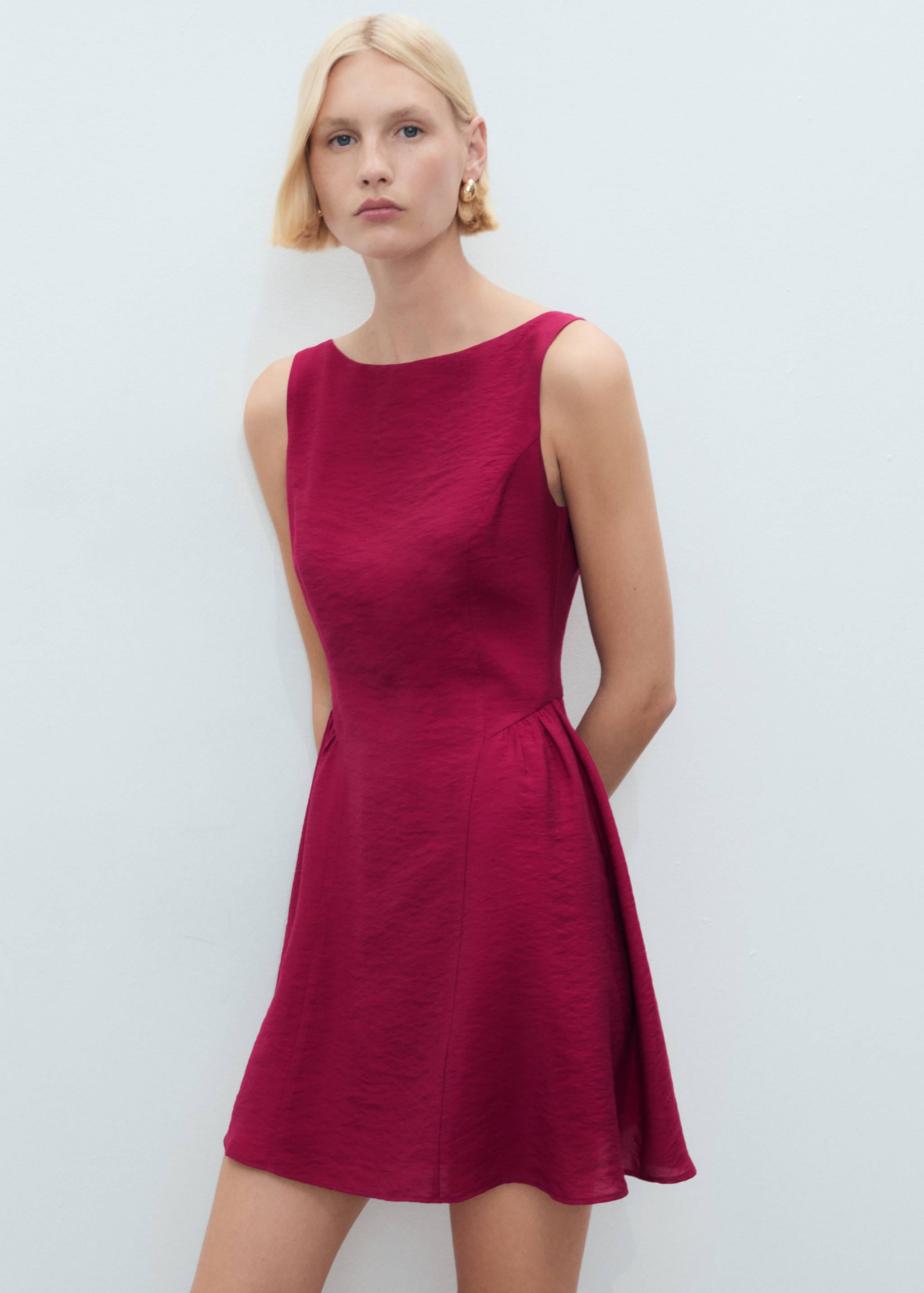 Short flared dress - Medium plane