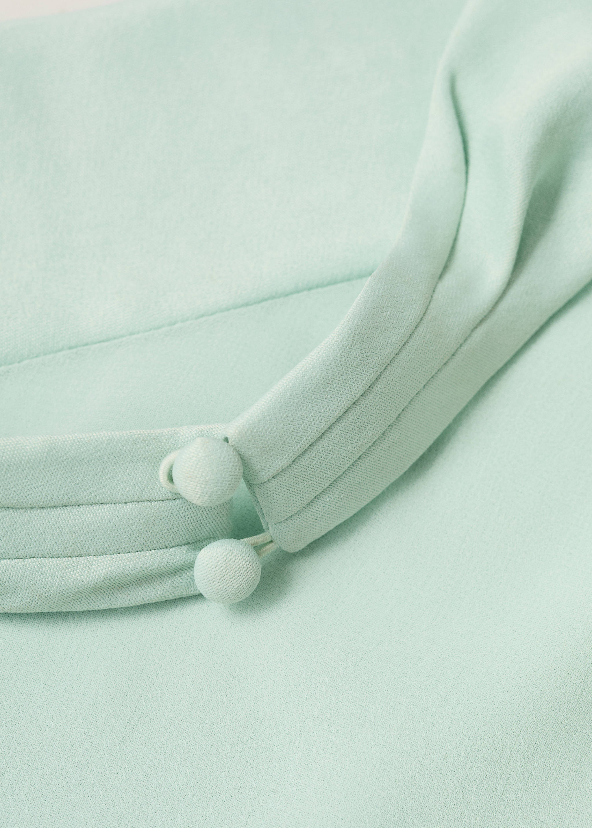 Satin halter neck dress - Details of the article 0