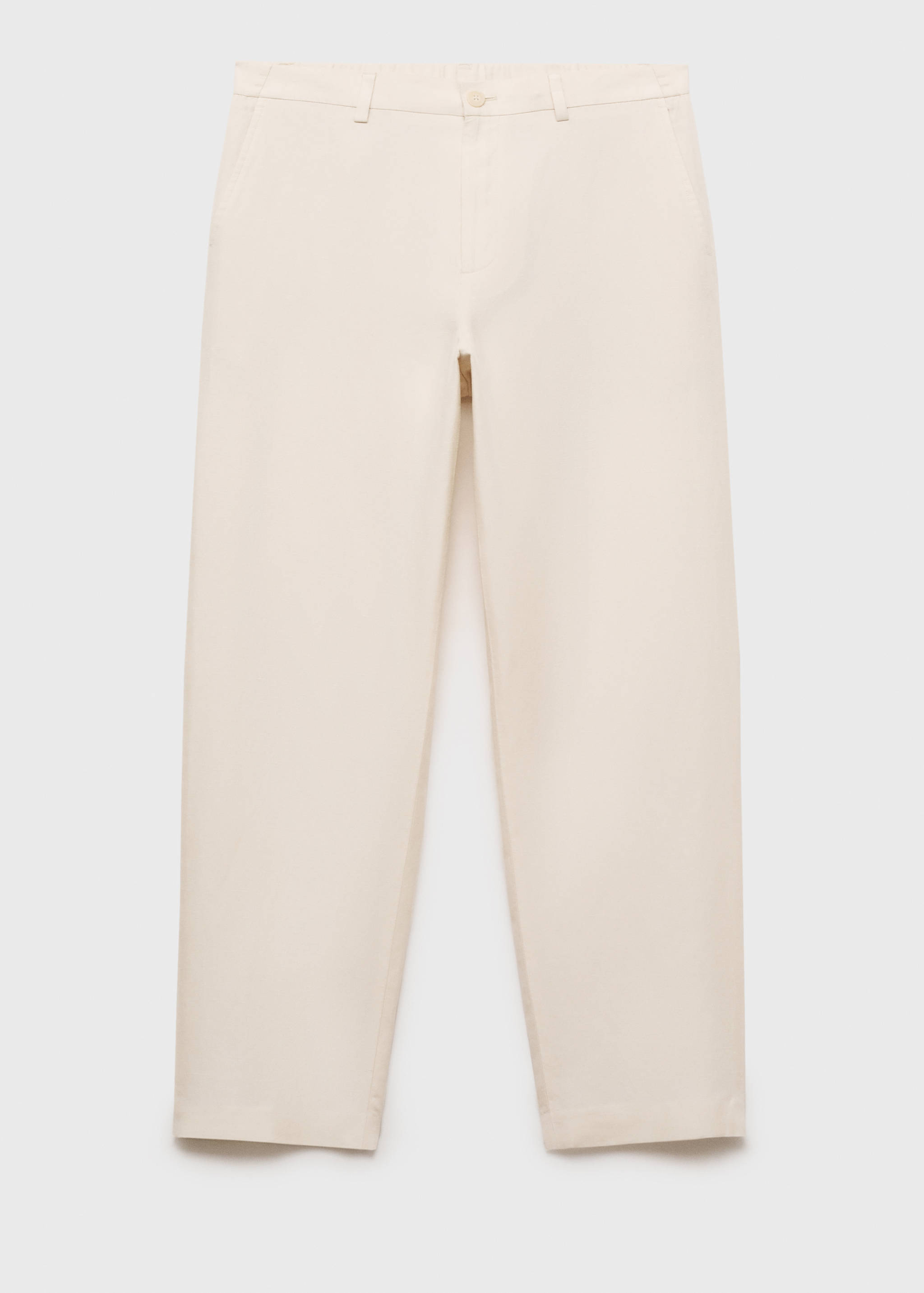 Linen-lyocell blend suit pants - Article without model