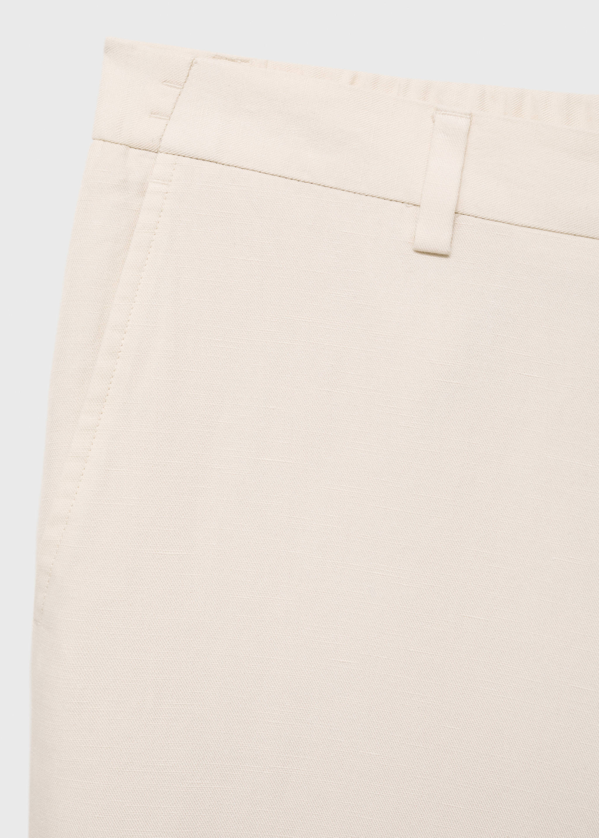 Linen-lyocell blend suit pants - Details of the article 8