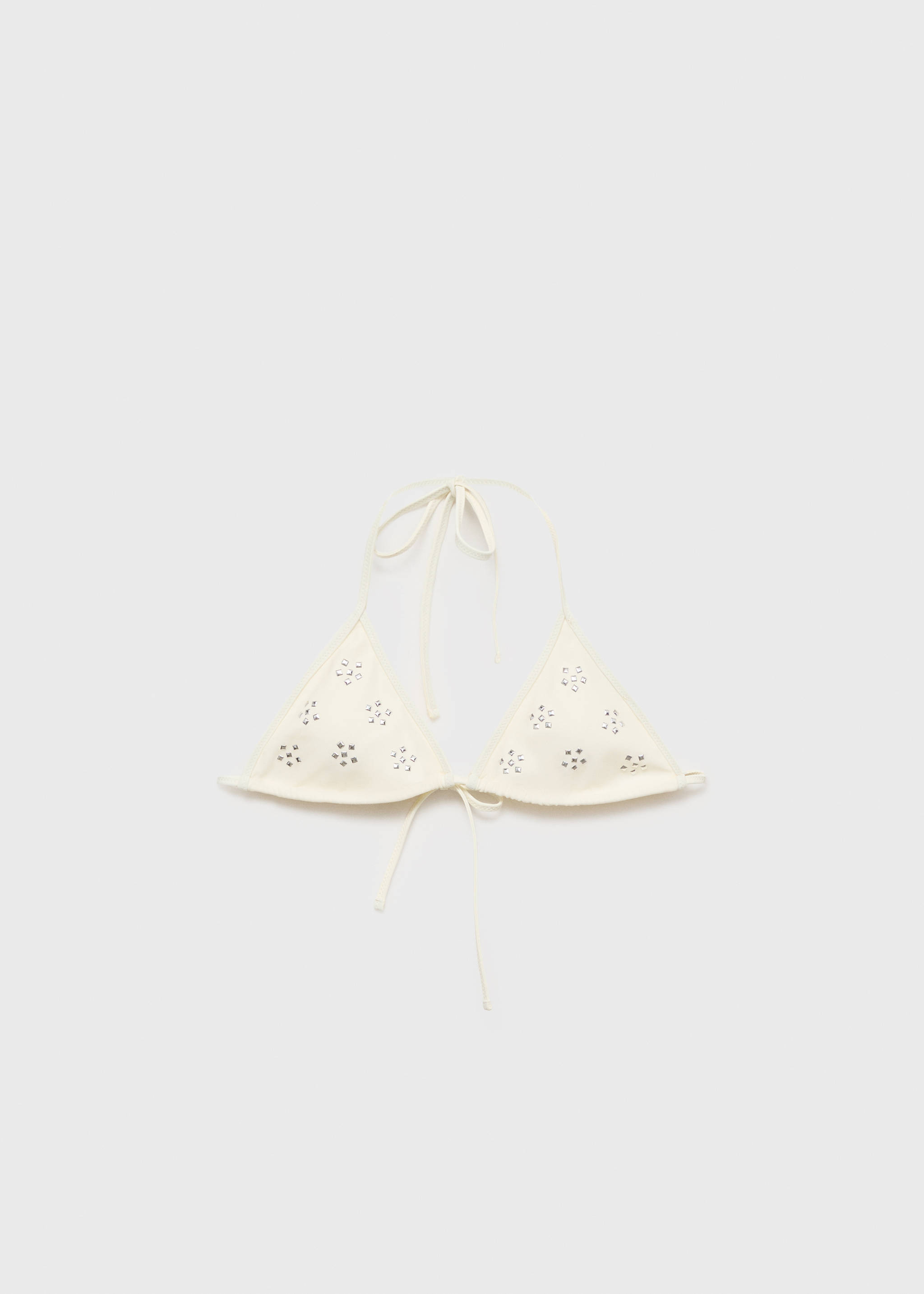 Top bikini apliques metálicos - Artículo sin modelo