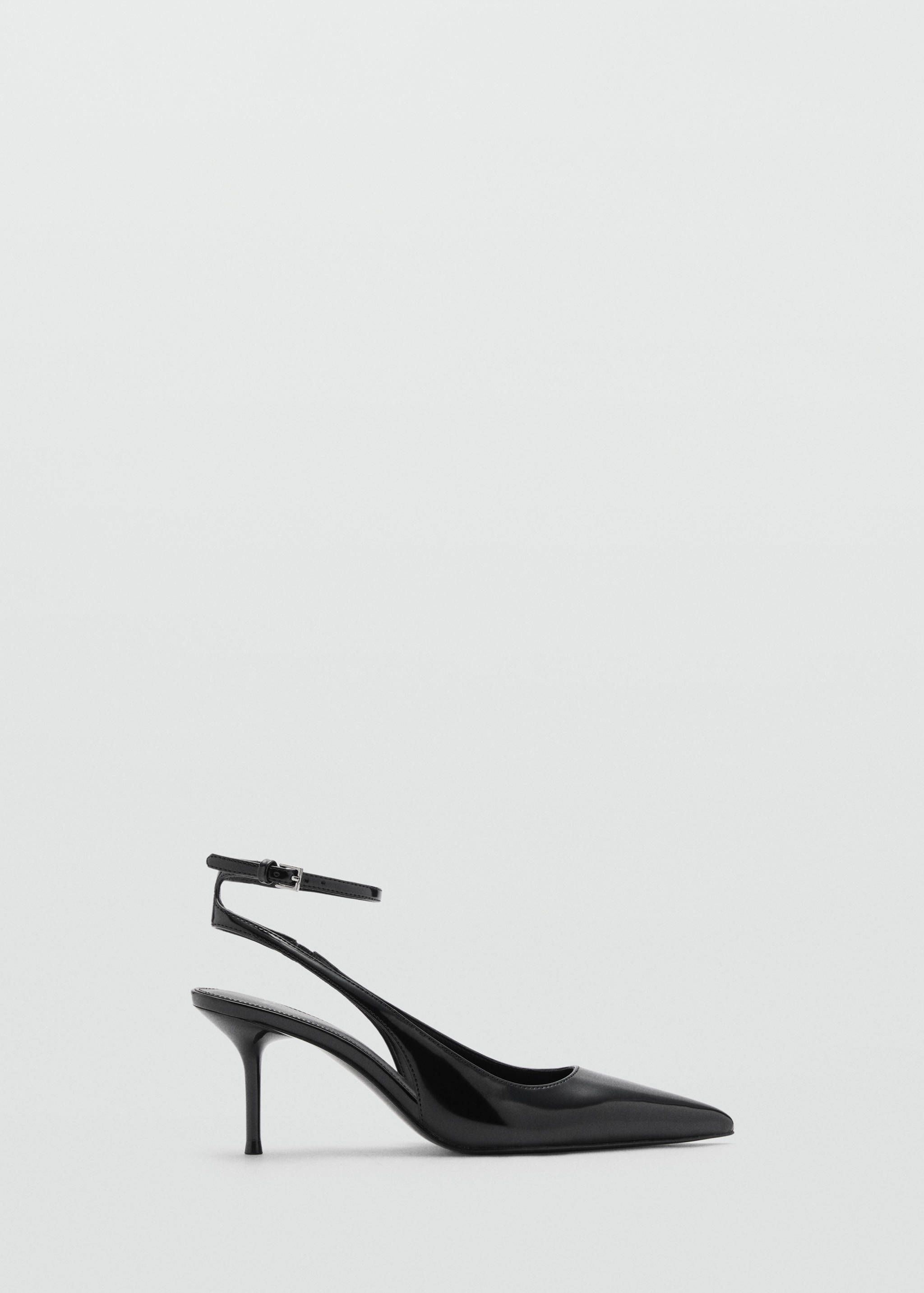 Patent-effect stiletto-heel shoes - Article without model