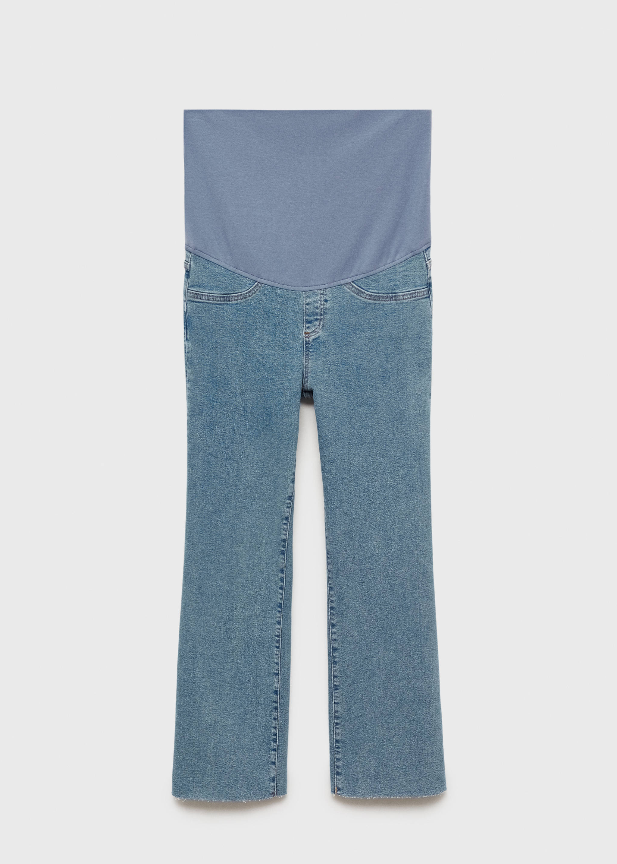 Utsvängda mammajeans crop - Artikel utan modell