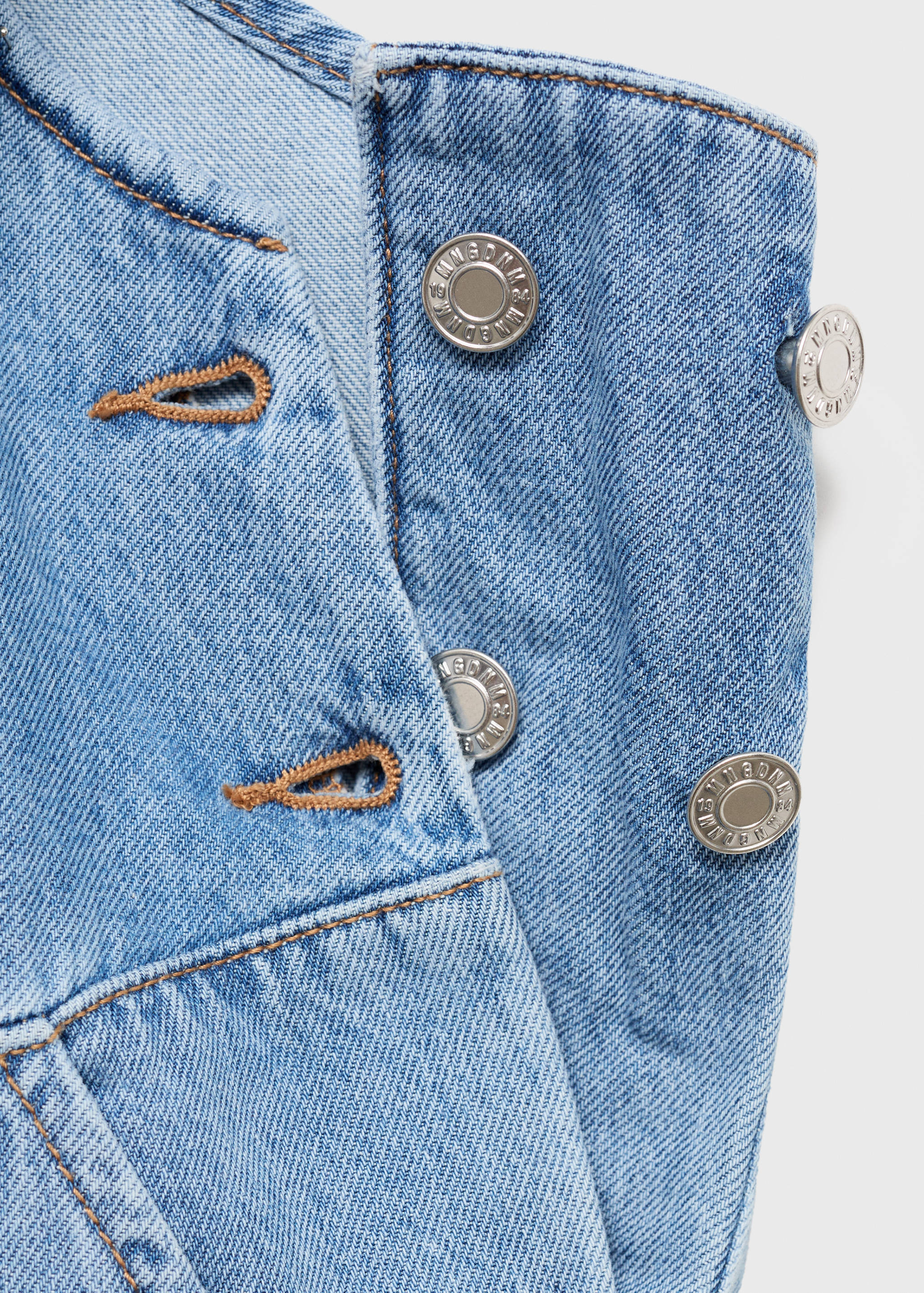 Maternity denim dungarees - Details of the article 0