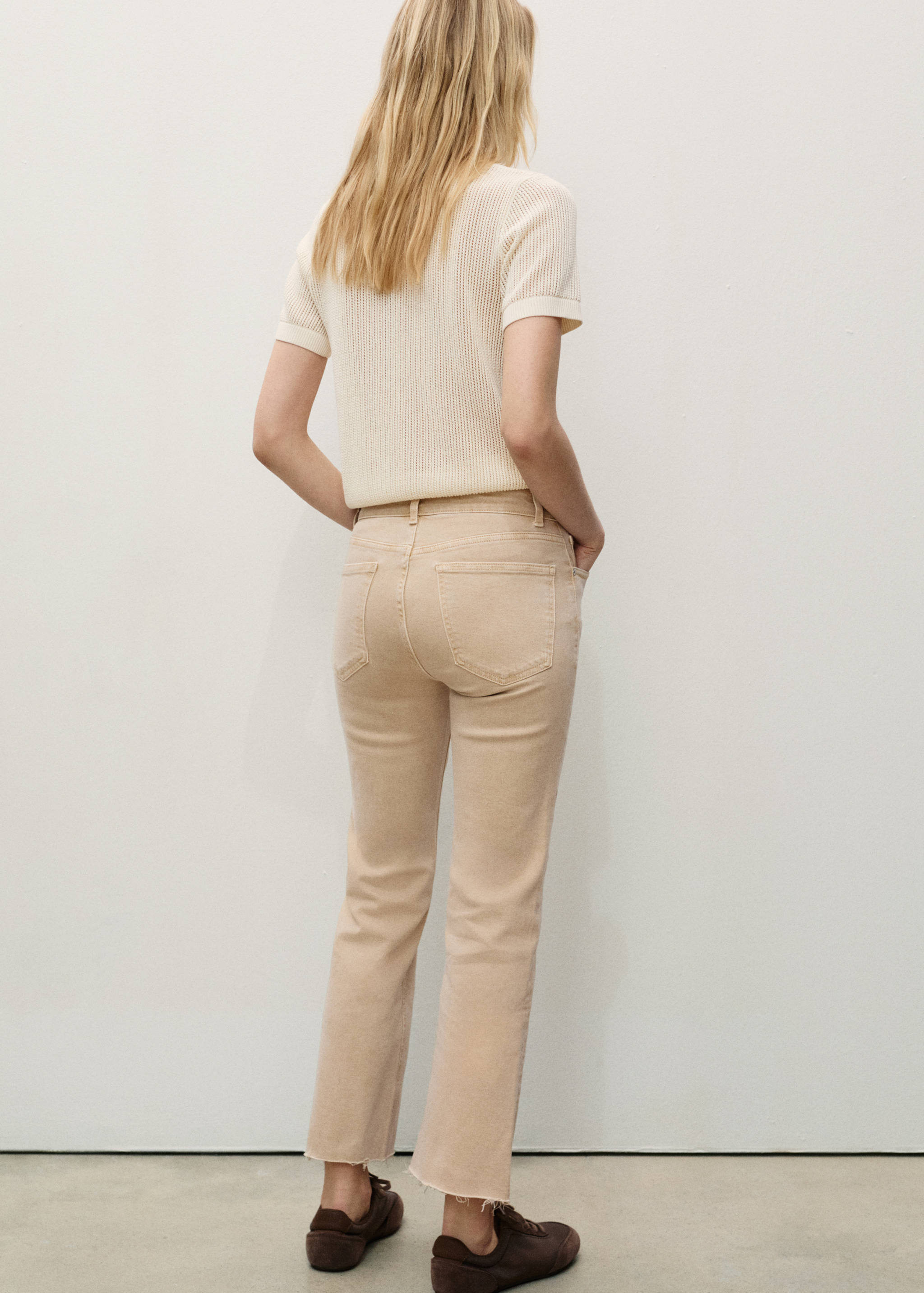 Укороченные джинсы flare Sienna - Обратная сторона изделия