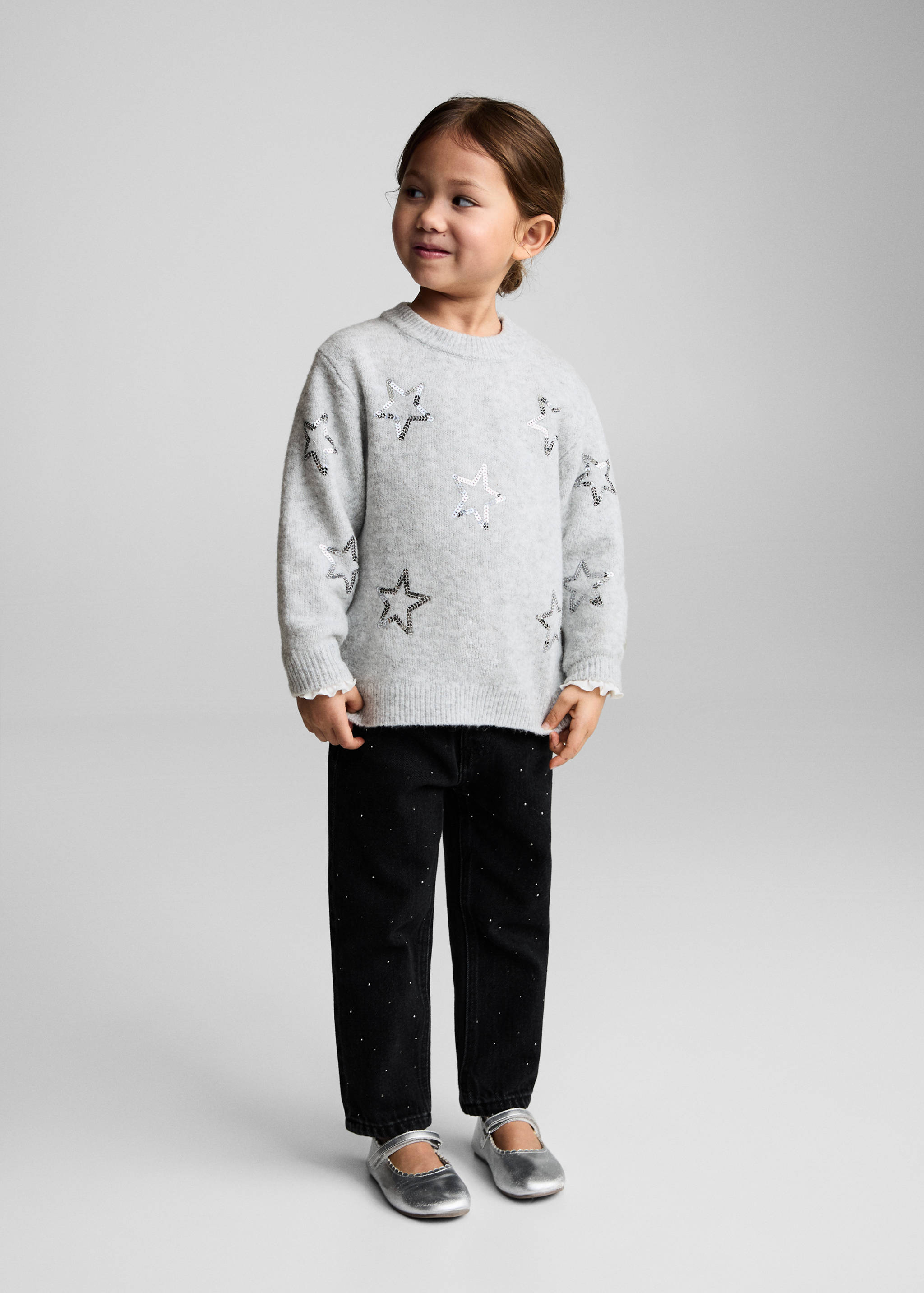 Glitter paperbag jeans - General plane