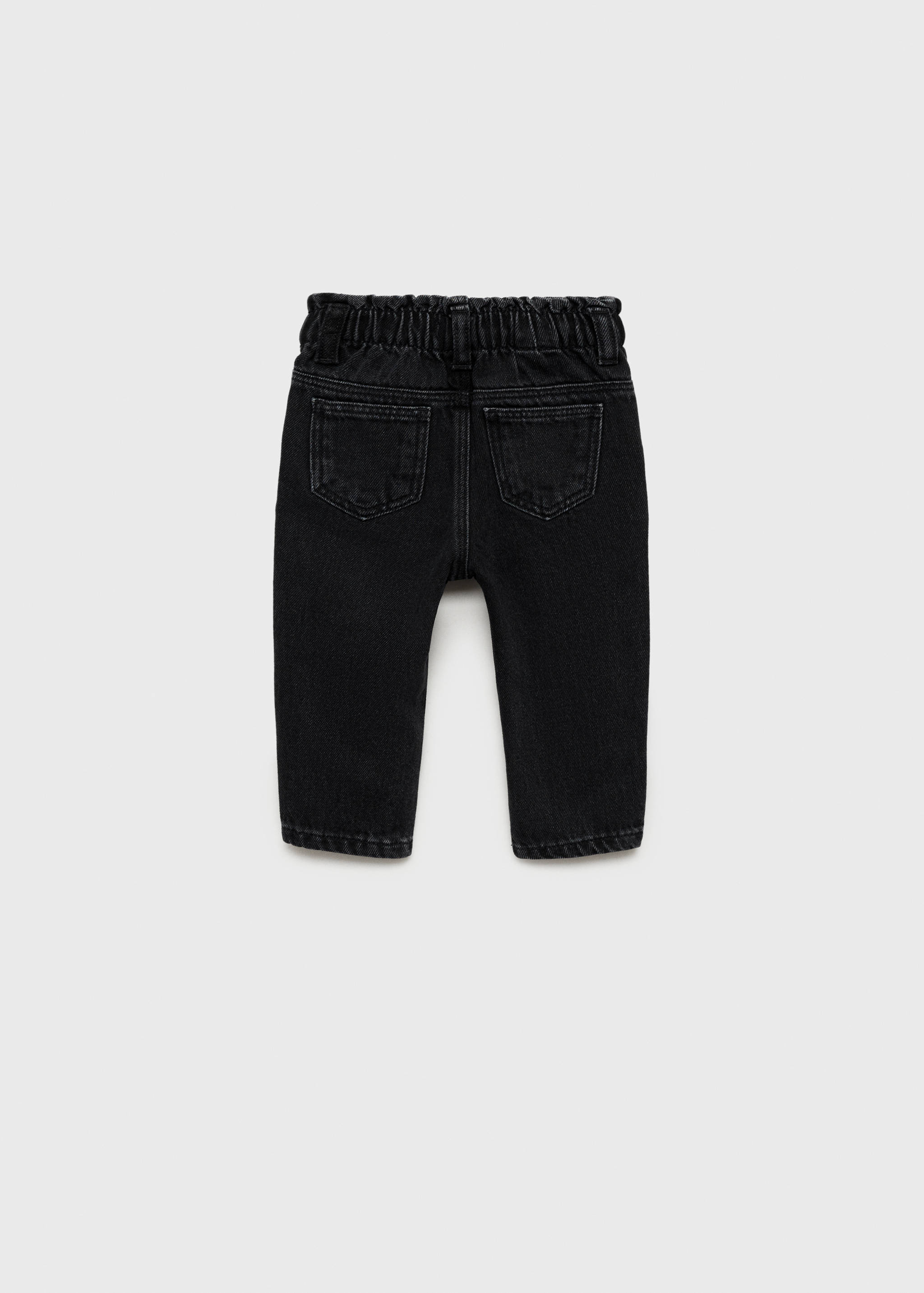 Glitter paperbag jeans - Reverse of the article