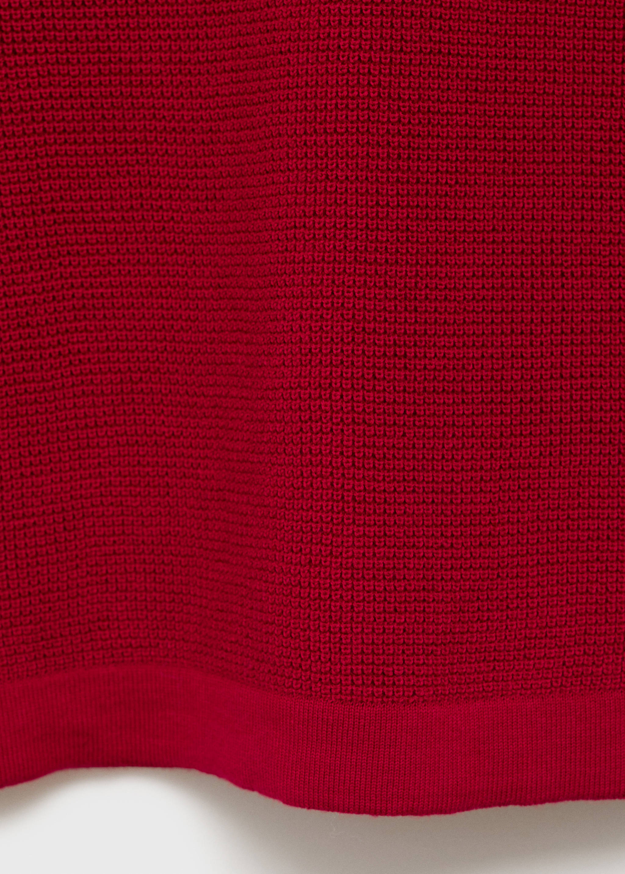 100% cotton knitted polo shirt - Details of the article 0