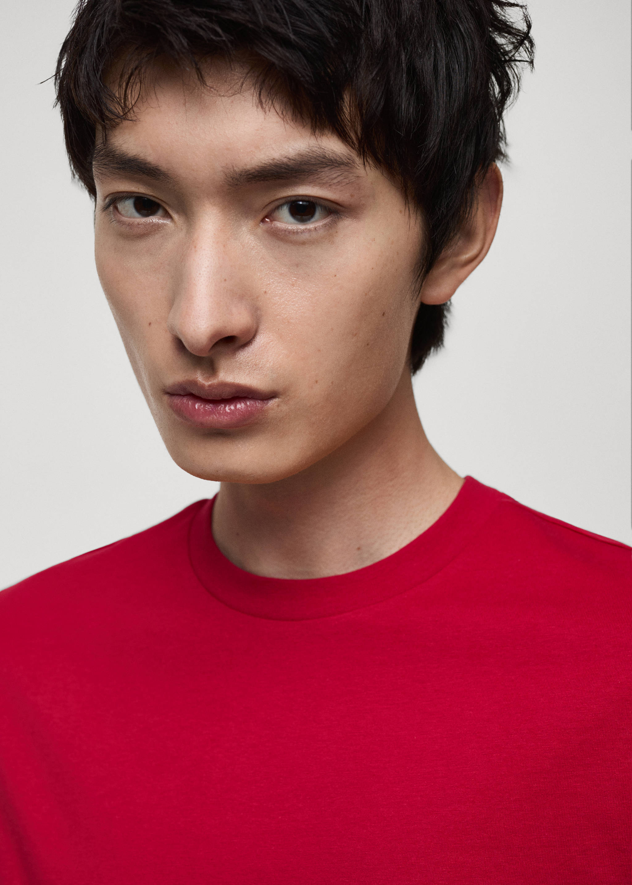 Camiseta 100% algodón slim fit - Detalle del artículo 1