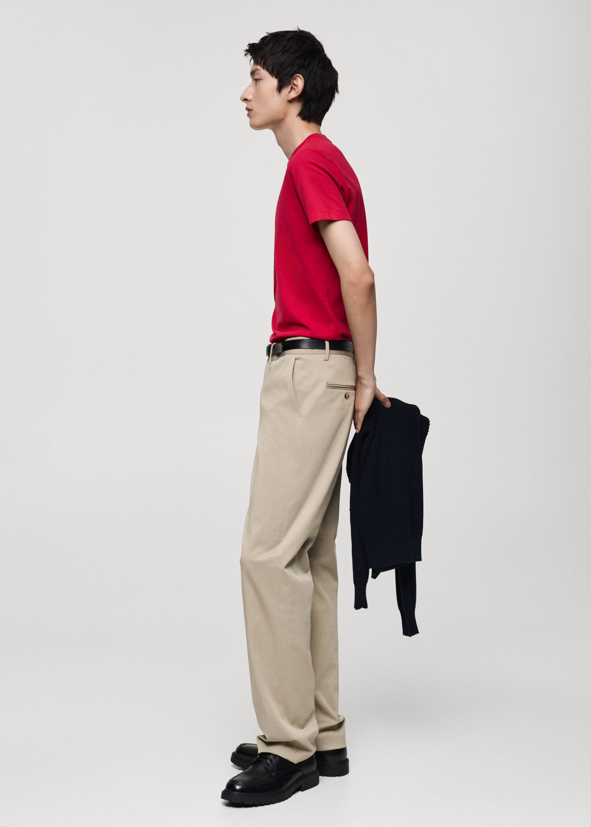 Camiseta 100% algodón slim fit - Detalle del artículo 2