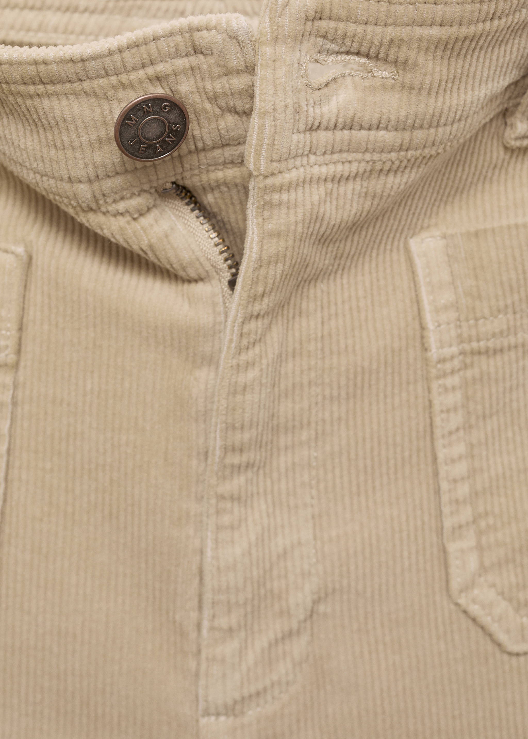 Pantalon Catherin style jupe-culotte velours côtelé - Détail de l'article 8