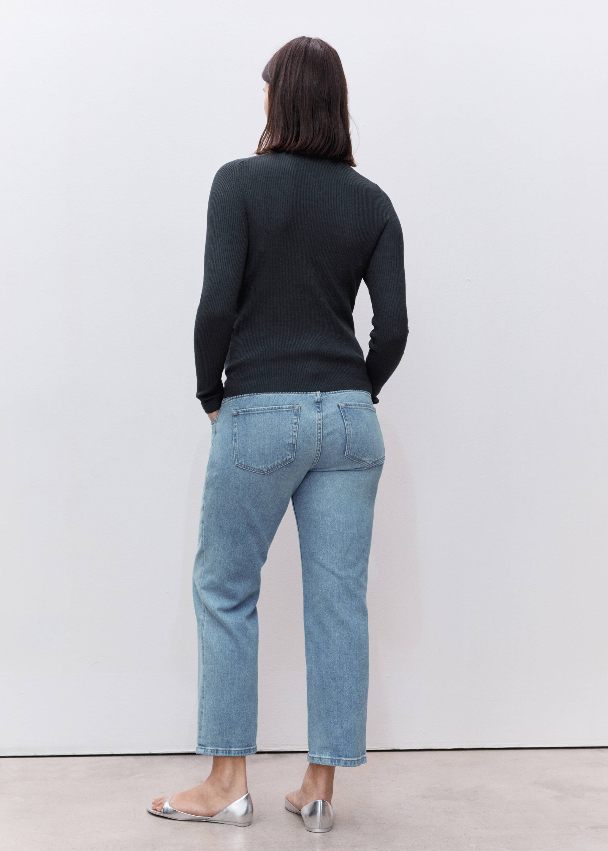 Maternity Straight Jeans - Reverse of the article
