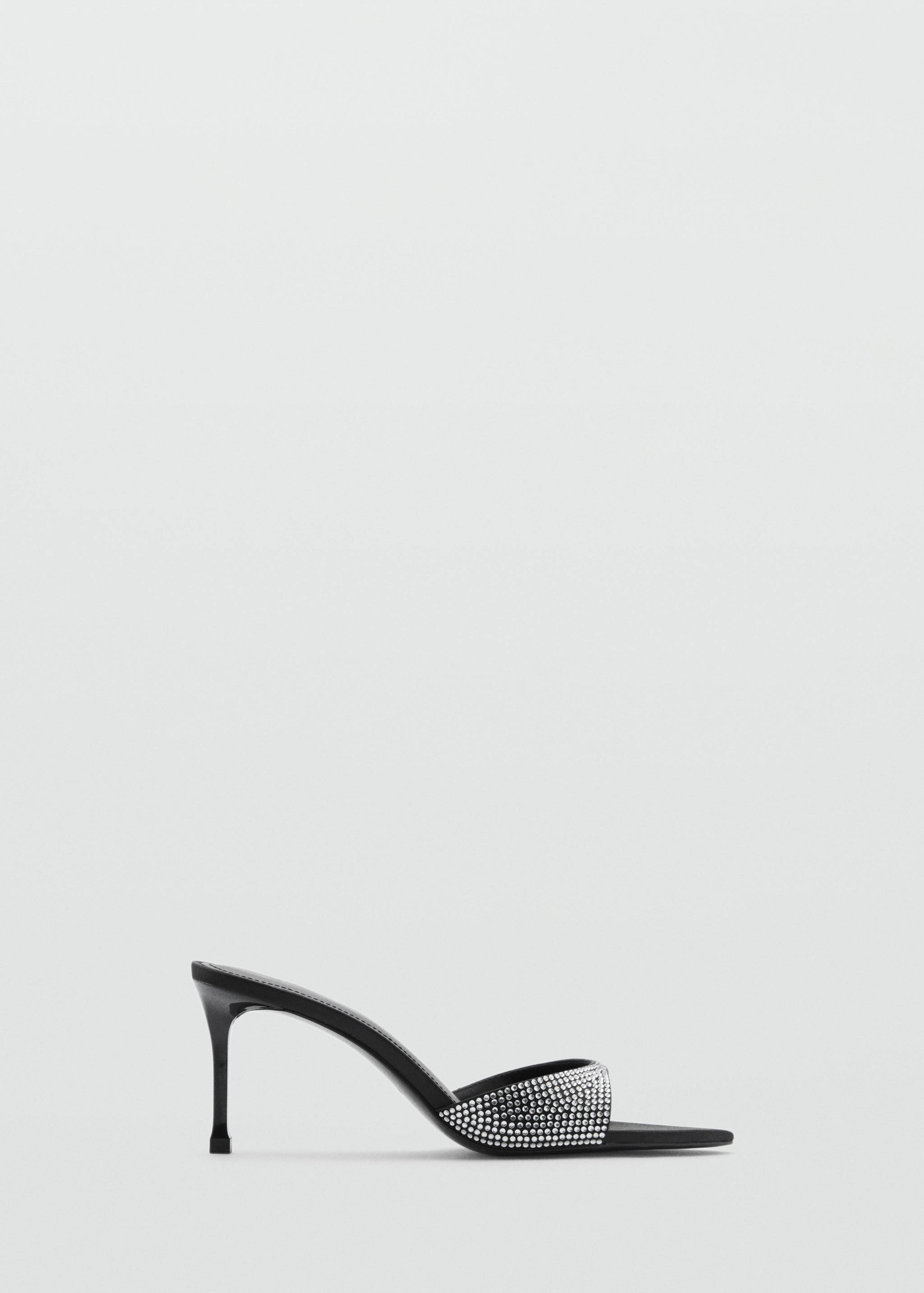 Rhinestone heeled slingback sandal - Article without model