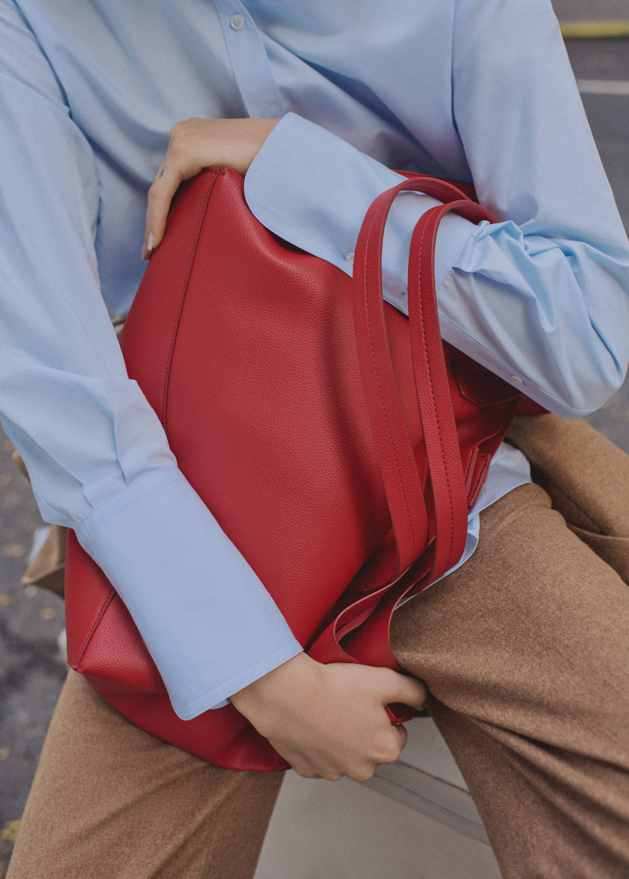 Shopper bag with double handle - Details of the article 9