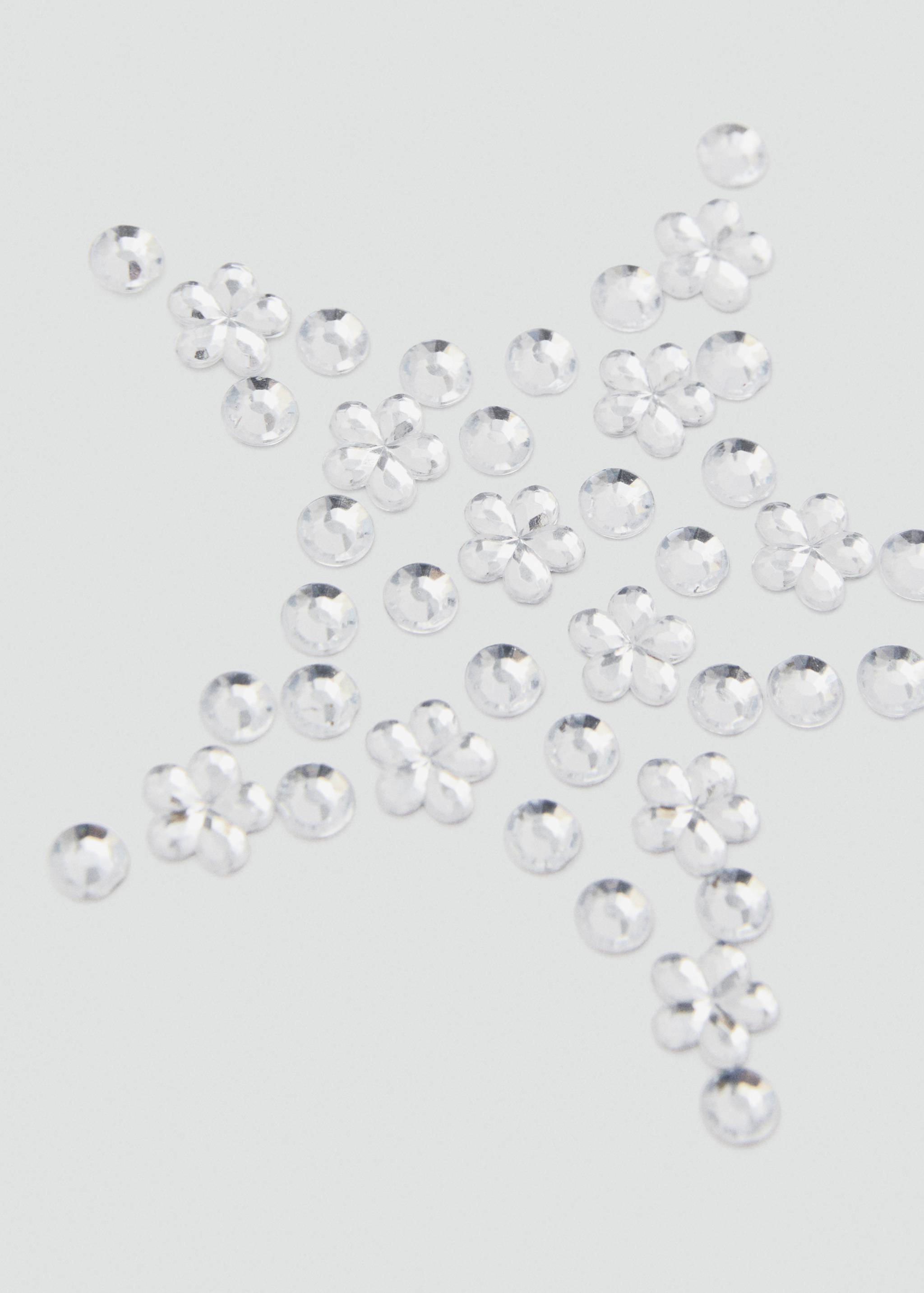 Glitter face stickers - Medium plane